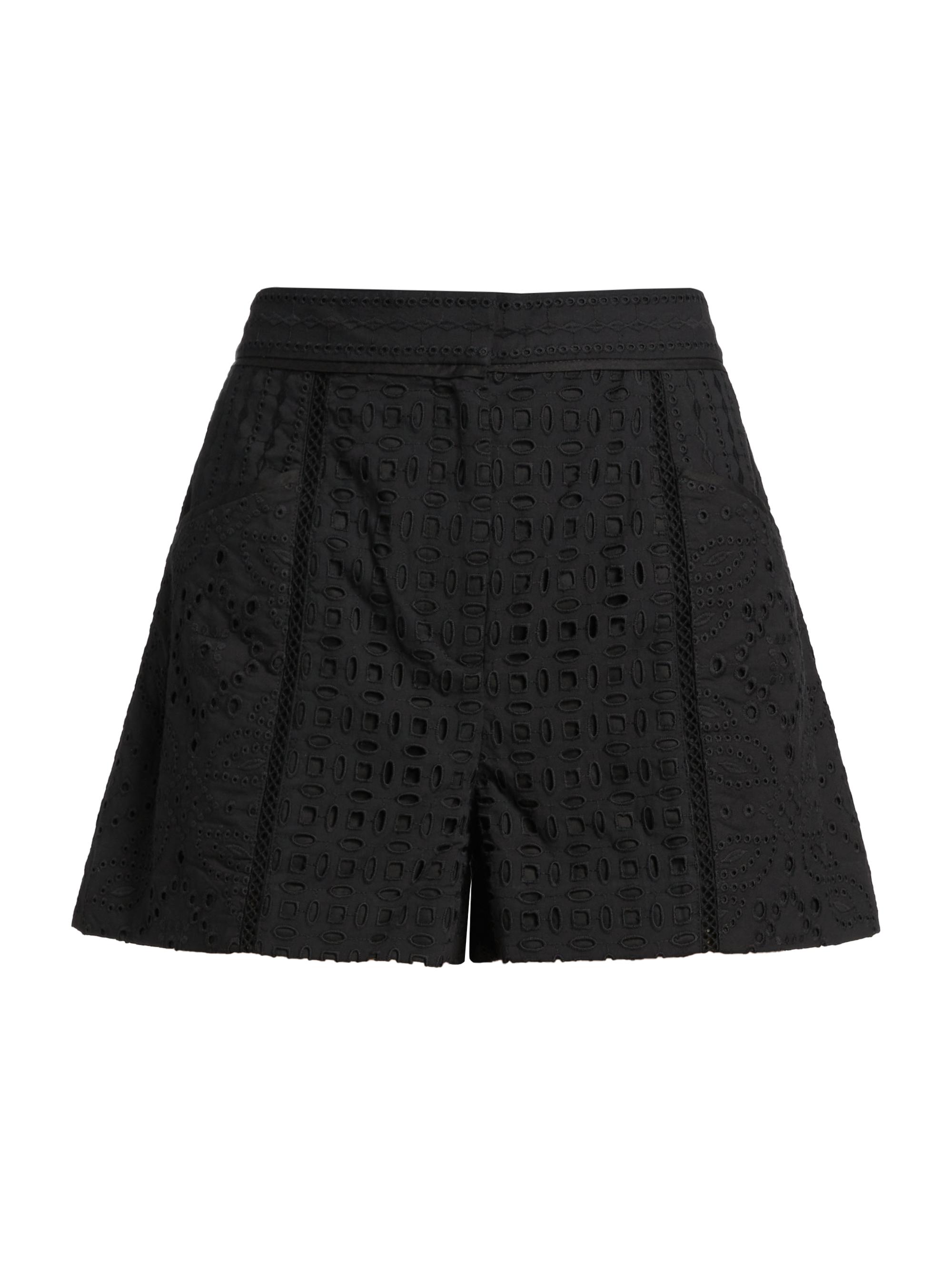 ALICE + OLIVIA Ken Tweed High-Rise Shorts | Saks Fifth Avenue