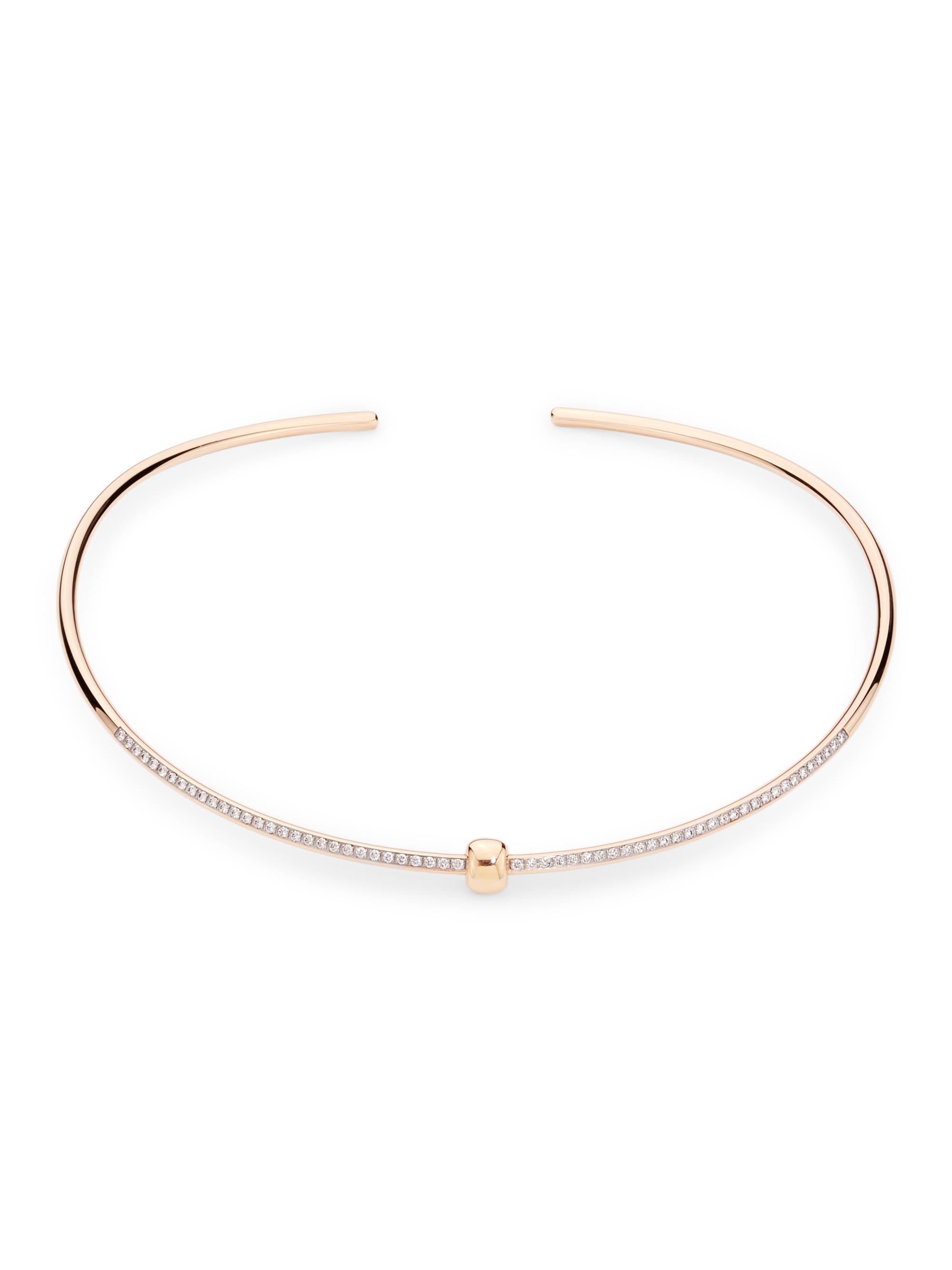 Pomellato Women's  Together 18K Rose Gold & 0.80 TCW Diamond Choker - Rose Gold