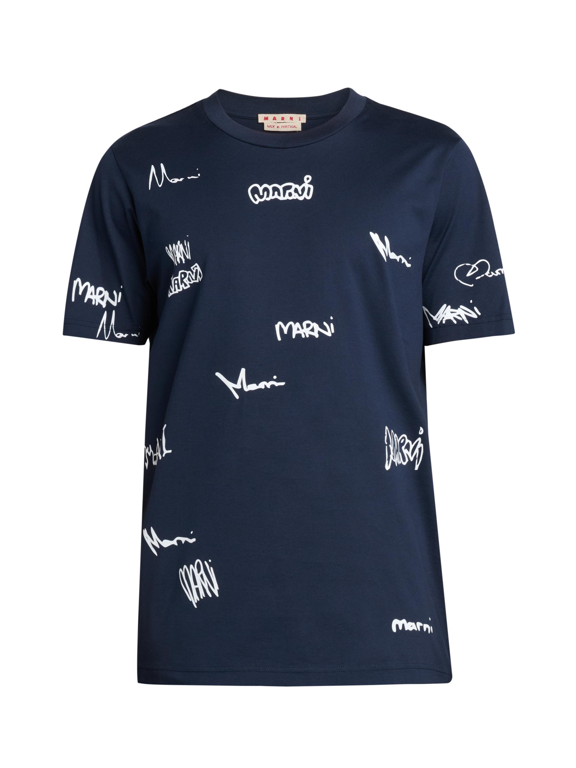 Marni Logo Crewneck T-Shirt | Saks Fifth Avenue