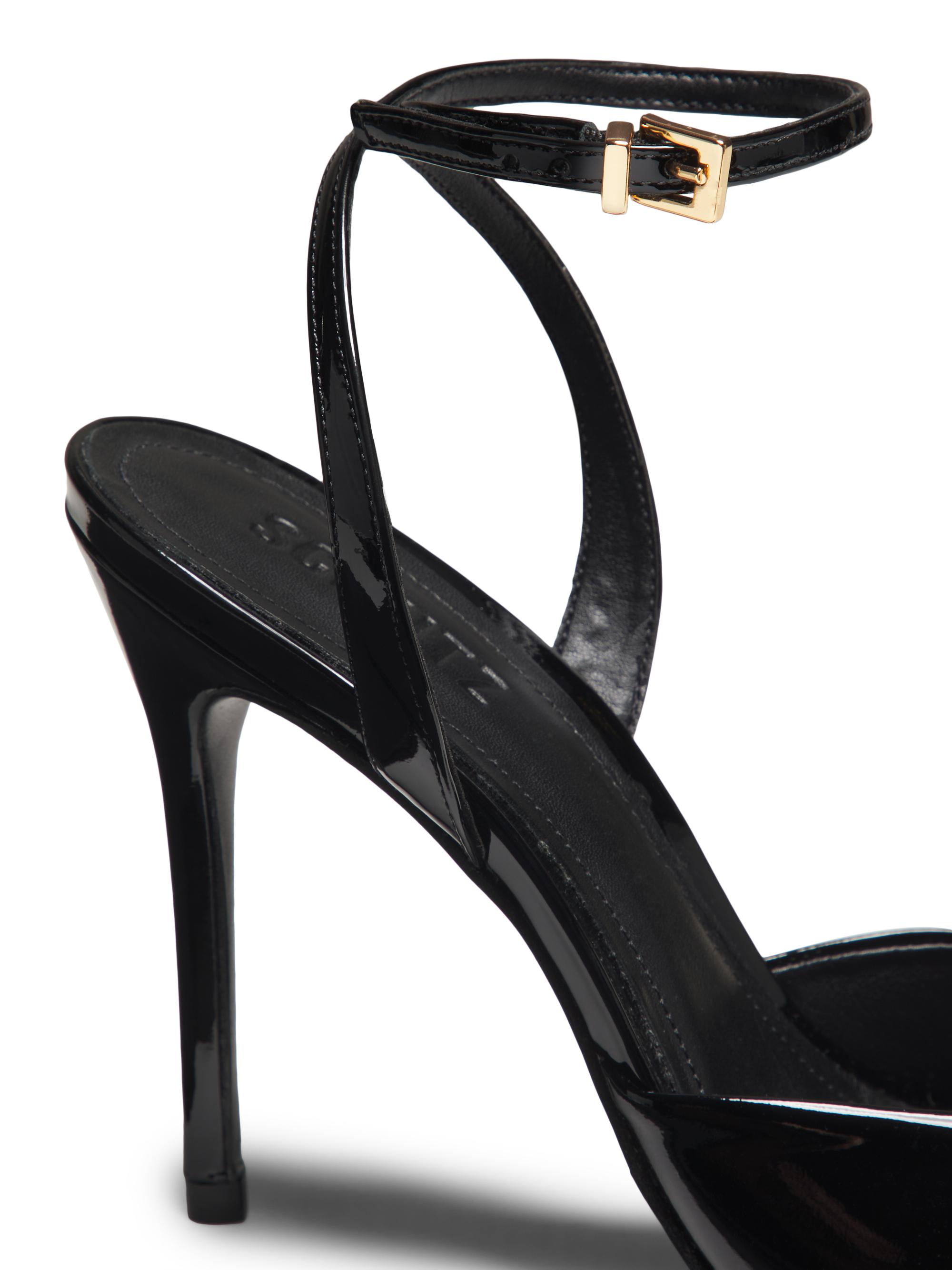 Schutz Estella 110MM Patent Leather Sandals | Saks Fifth Avenue