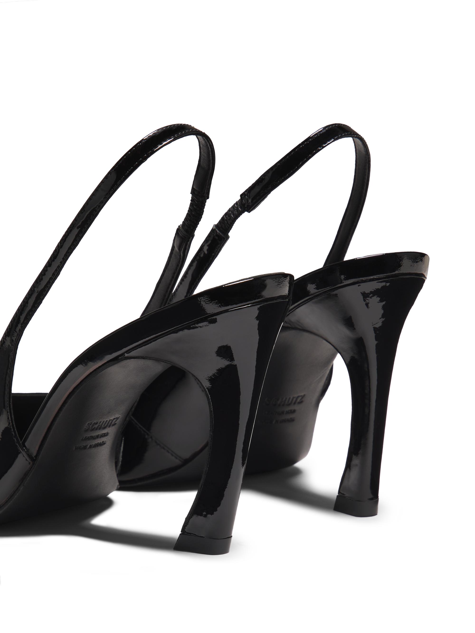 Schutz Lexi 90MM Patent Leather Slingback Pumps | Saks Fifth Avenue
