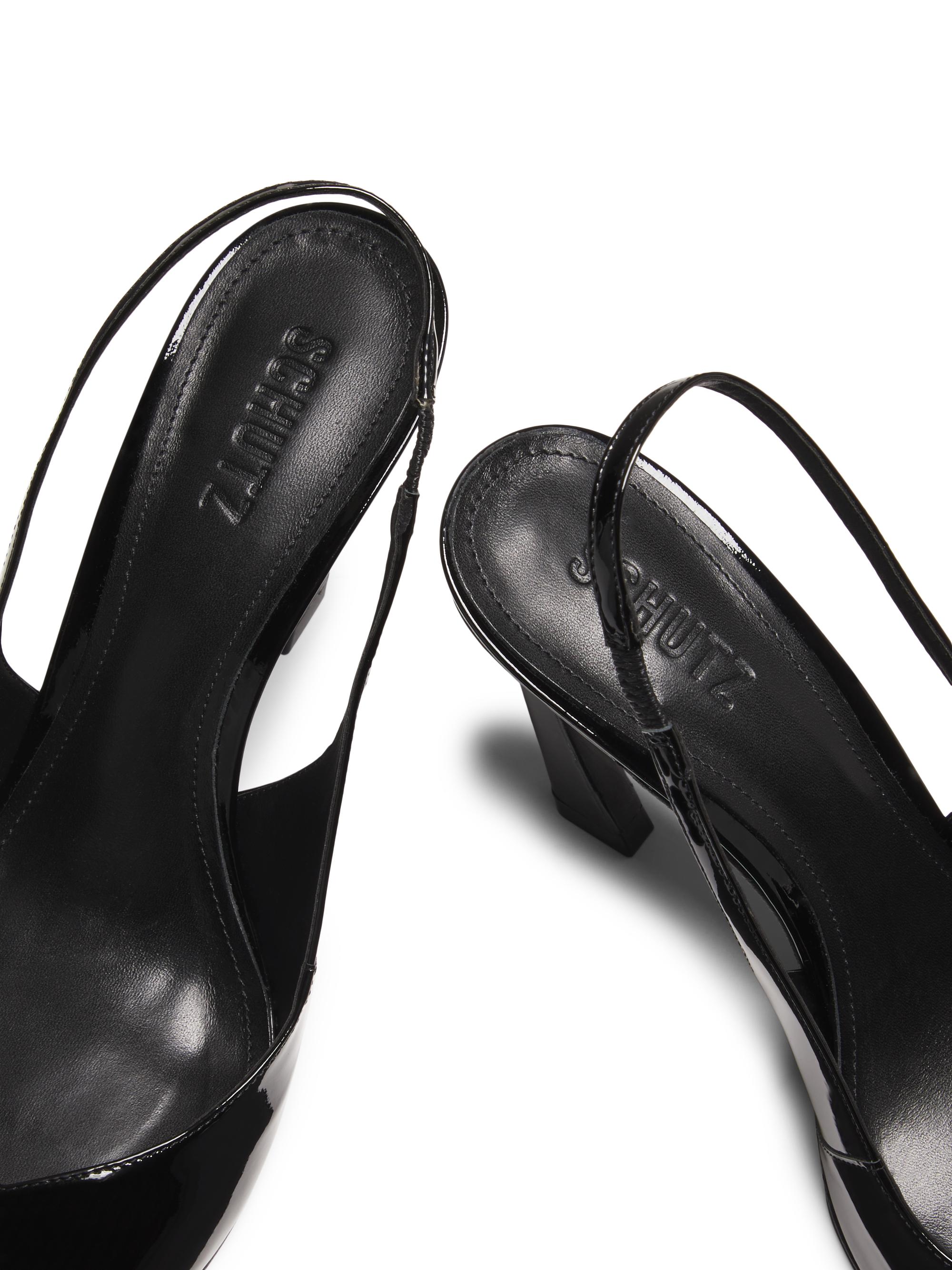 Schutz Lexi 90MM Patent Leather Slingback Pumps | Saks Fifth Avenue