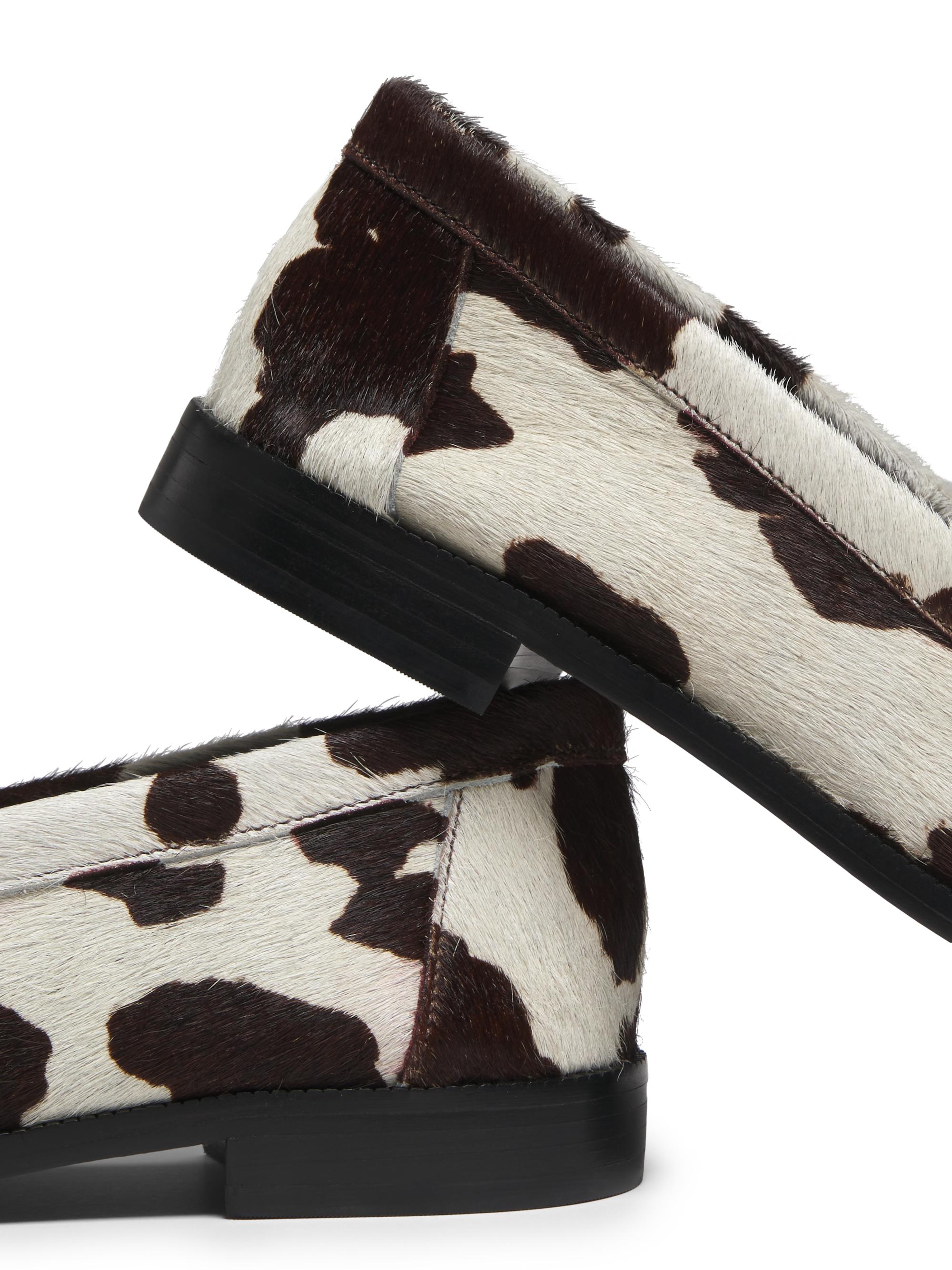Schutz Tyche Printed Calf Hair Penny Loafers | Saks Fifth Avenue