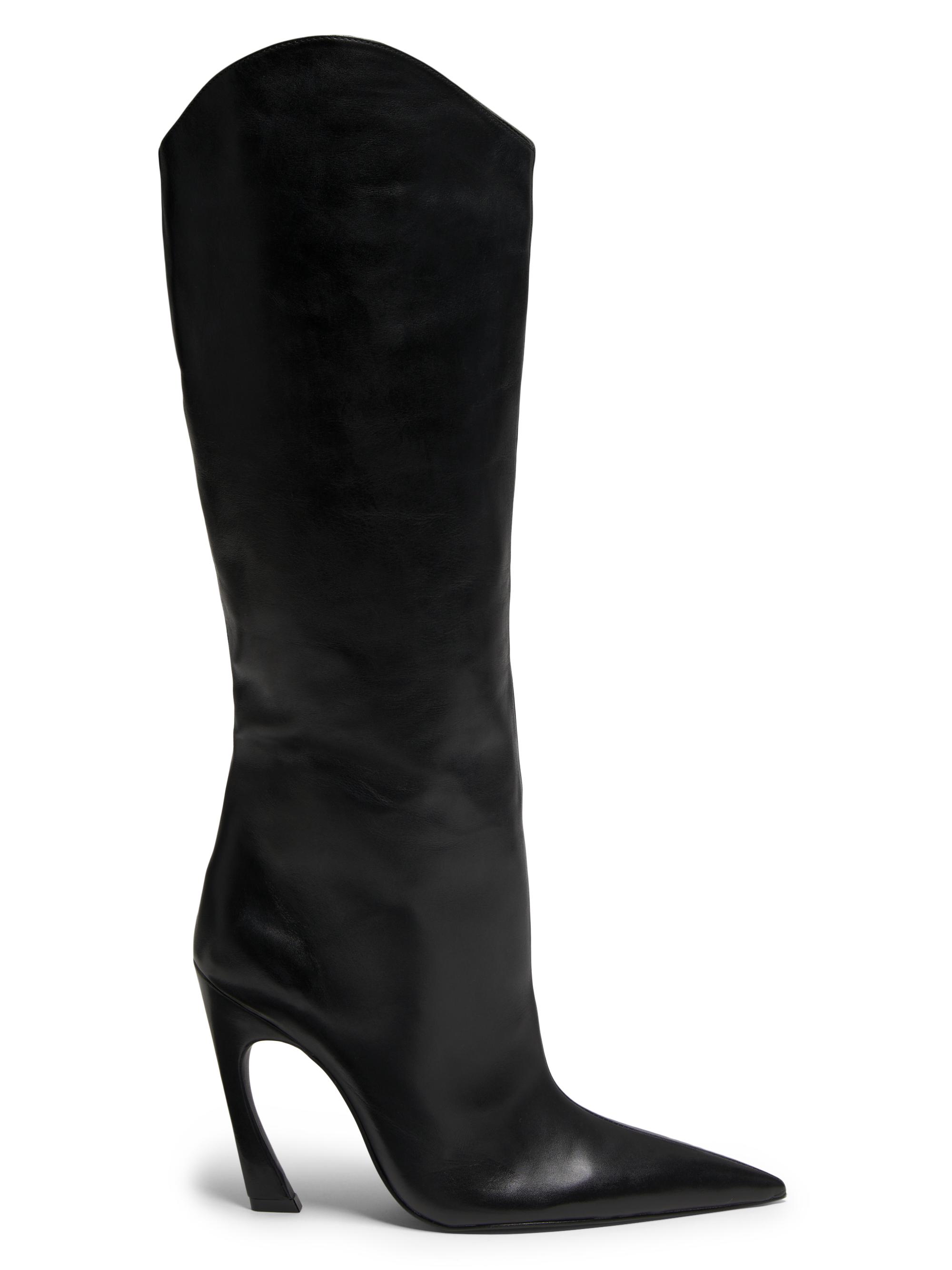 Schutz Maryann 90MM Curved-Heel Boots Saks Fifth Avenue