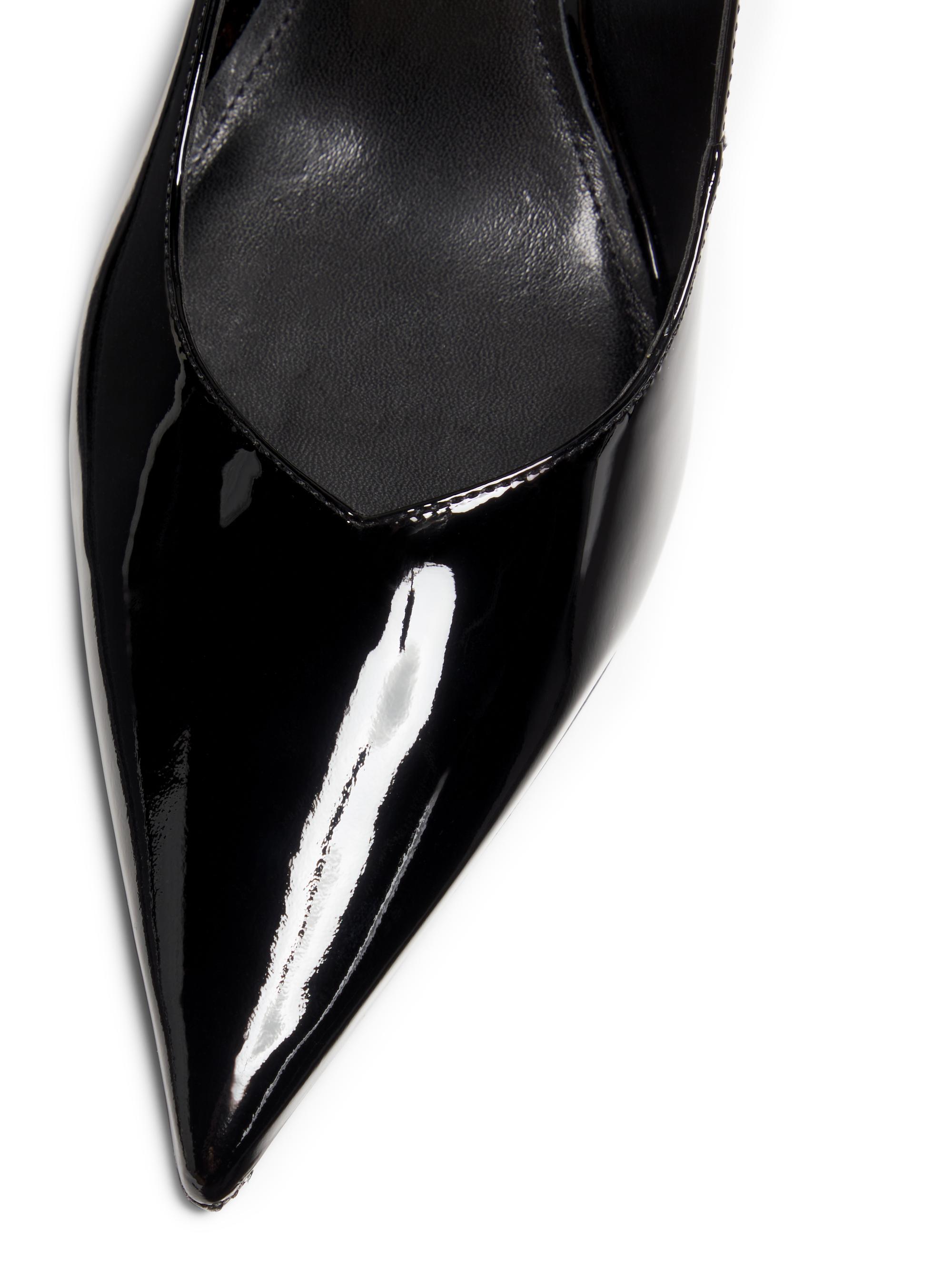 Schutz Lexi 90MM Patent Leather Pumps | Saks Fifth Avenue