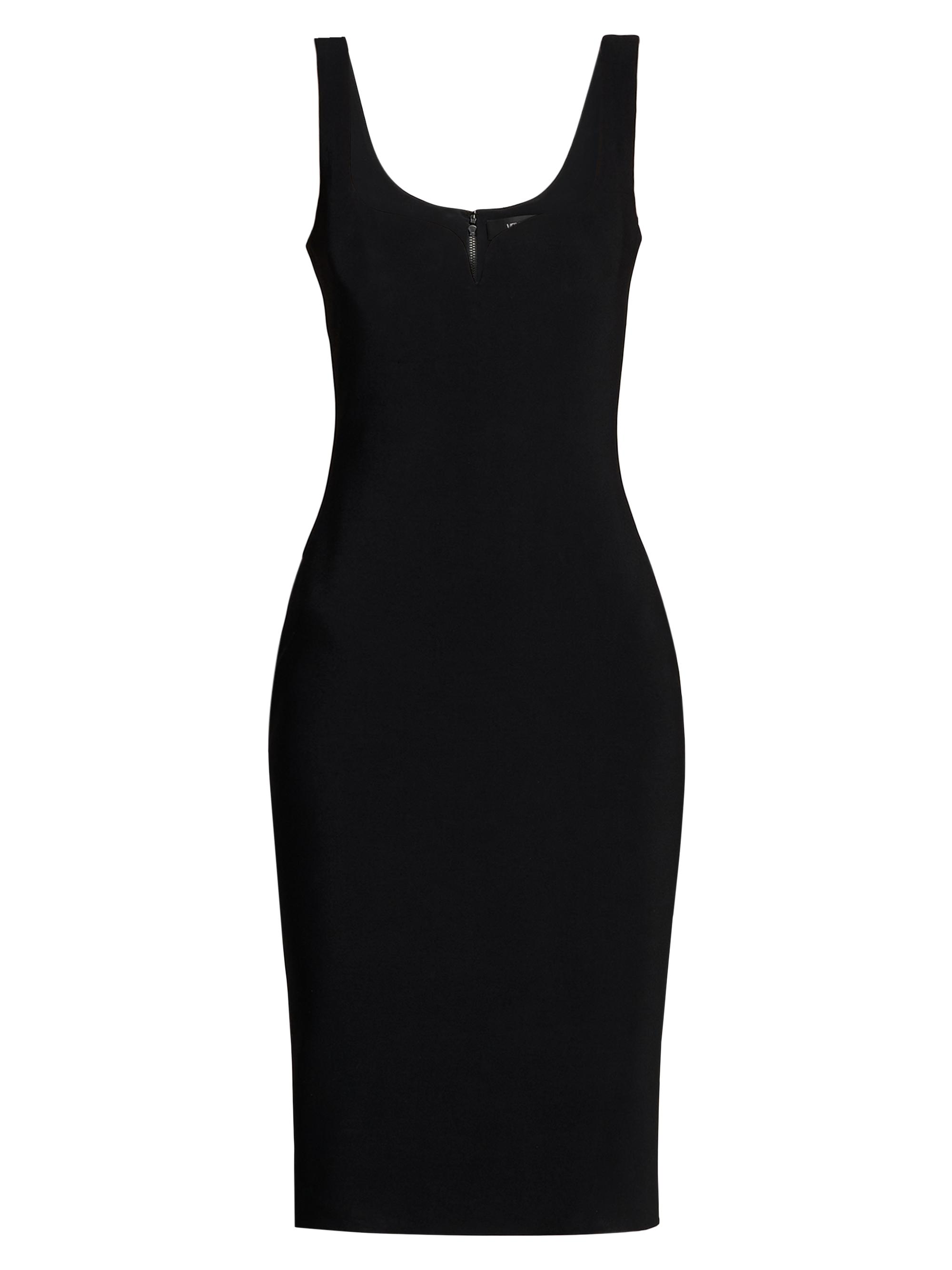 Versace Women's Stretch Cady Cocktail Dress - Black