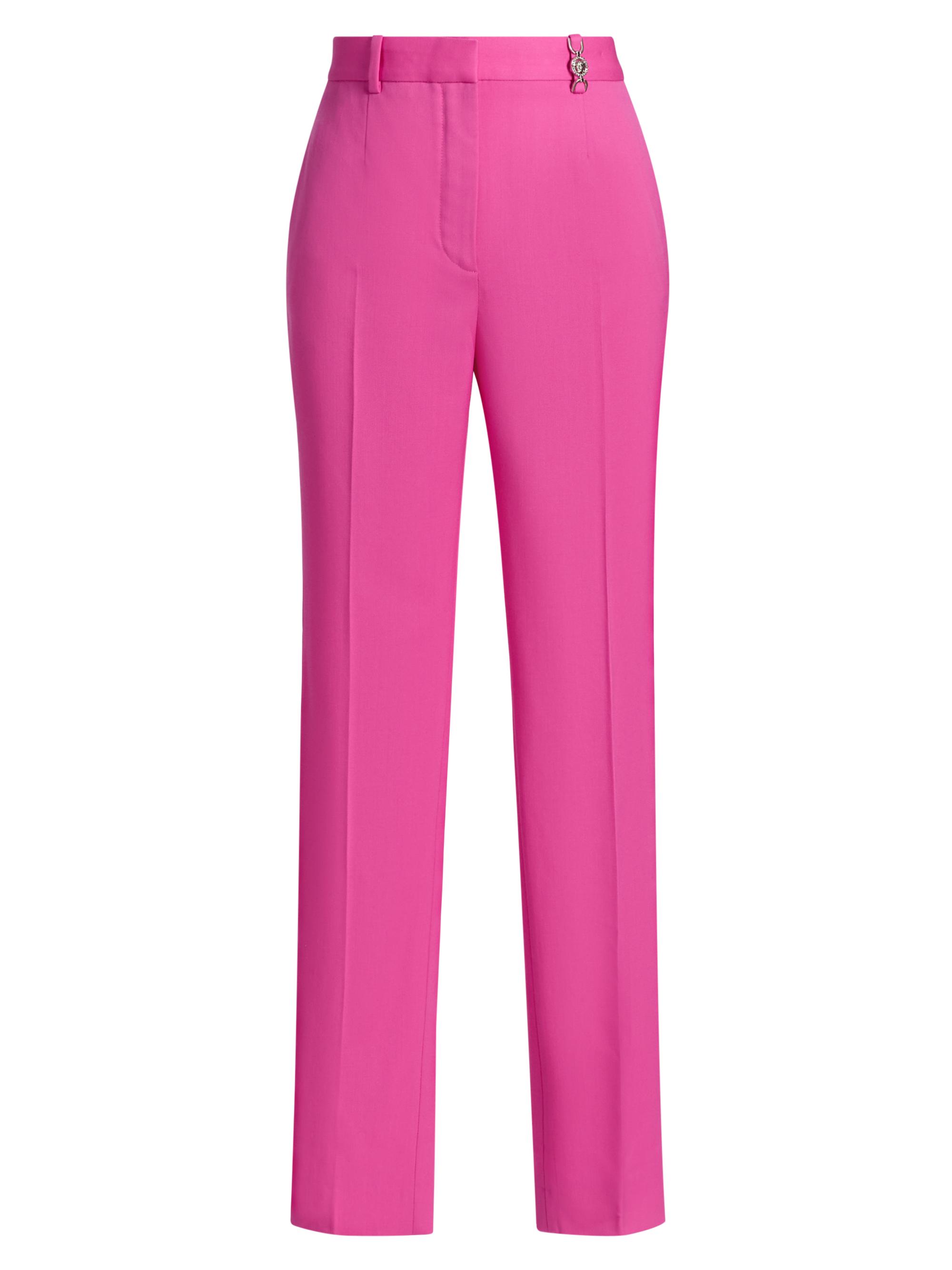 Versace Women's Informal Stretch Wool Pants - Dragon Fruit