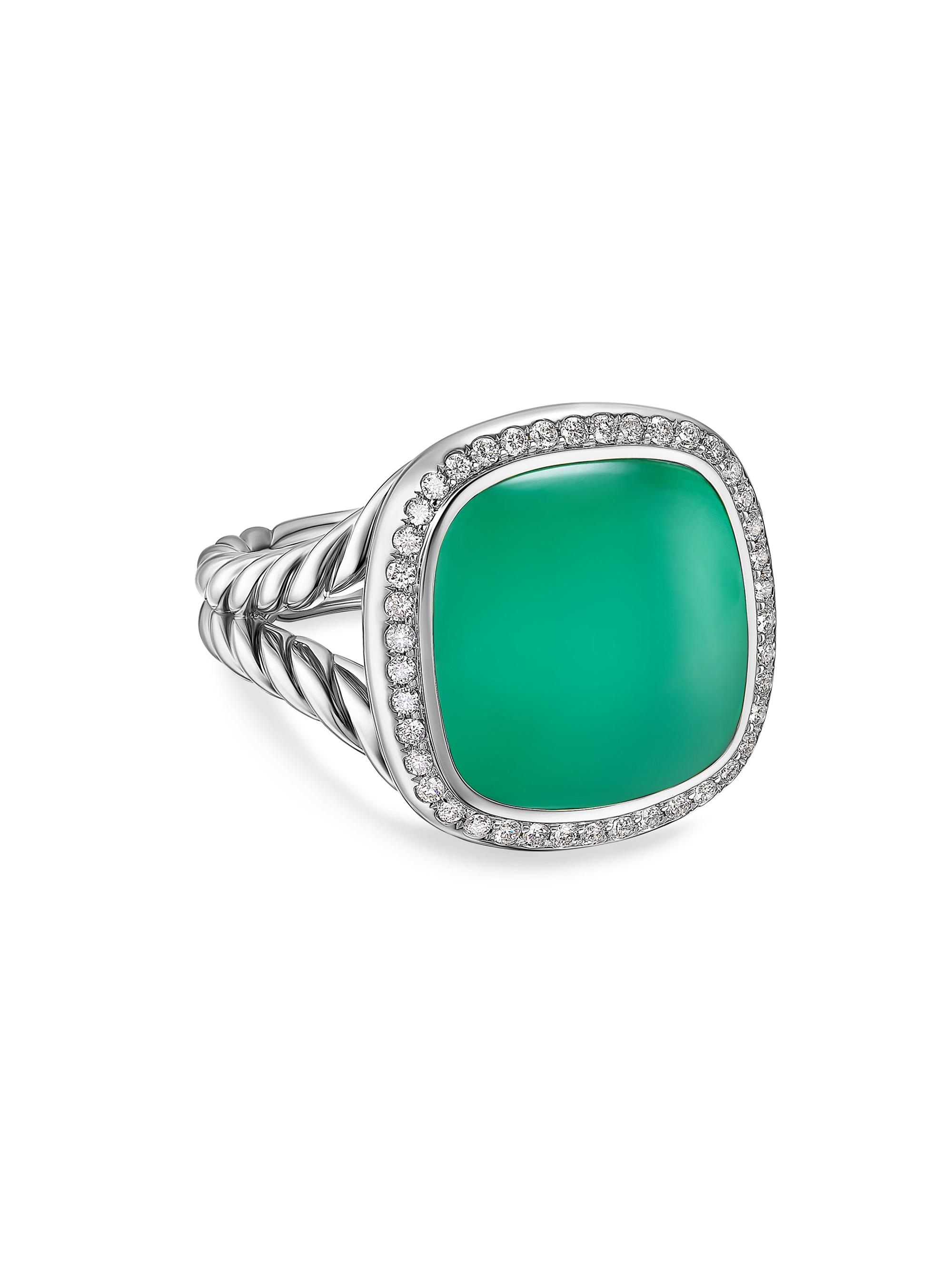 David Yurman Women's Albion Ring in Sterling Silver - Lagoon Orchid