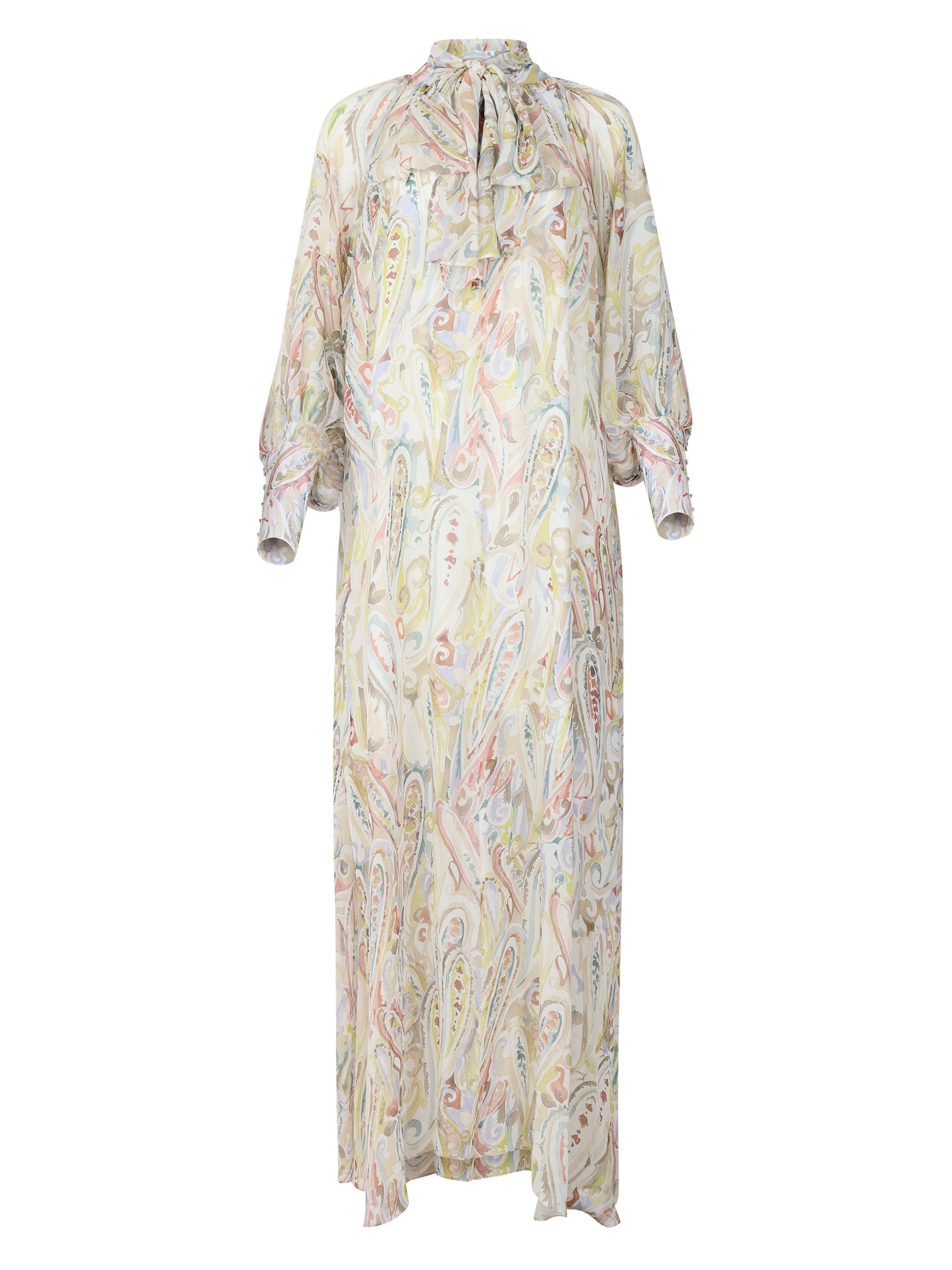 Careste Women's Magnolia Gathered Maxi Dress - Winter Paisley