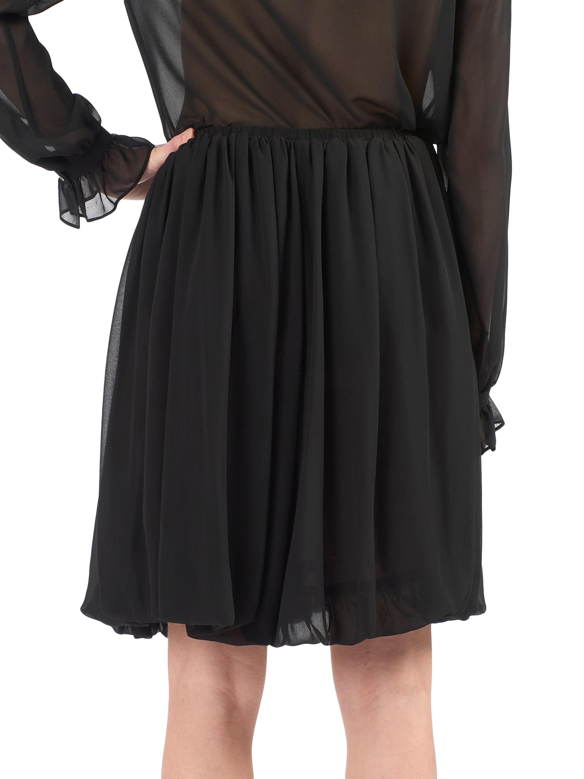 Careste Women's Dottie Bubble Skirt - Black - detail view in Black