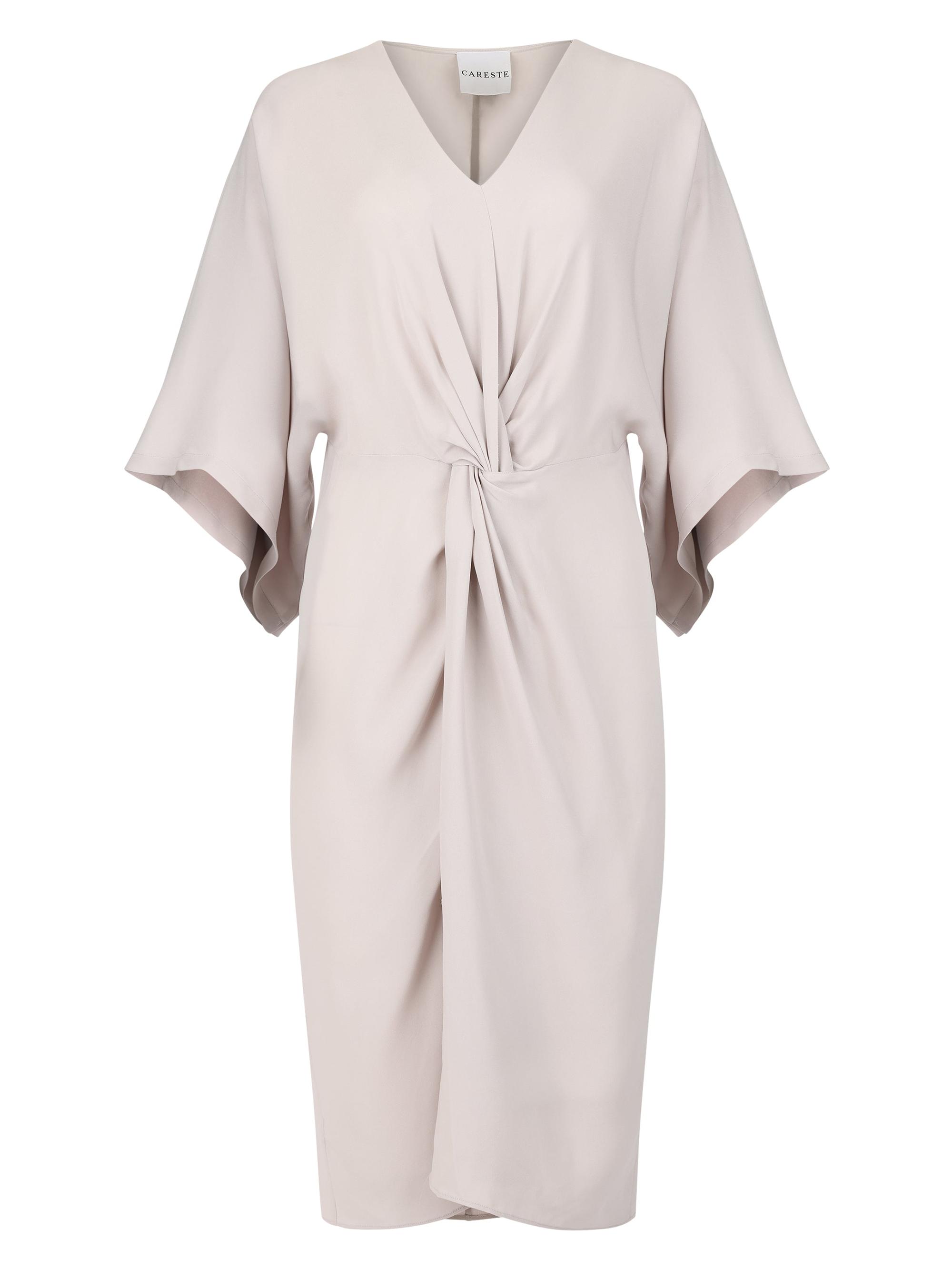 Careste Women's Olympia Gathered Dress - Dark White Sand - Women's Clothing