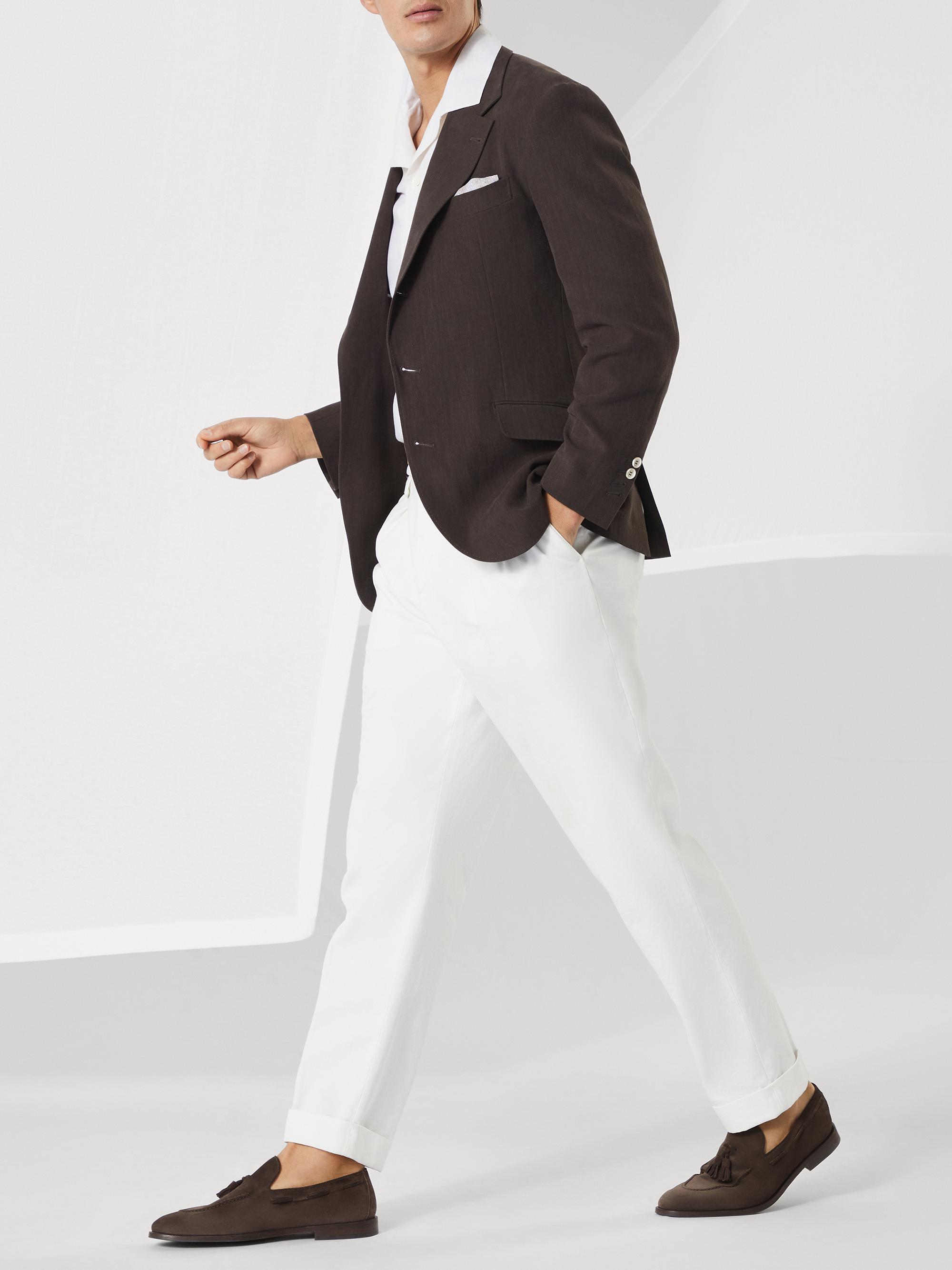 Brunello Cucinelli Linen Easy Fit Short Sleeve Shirt | Saks