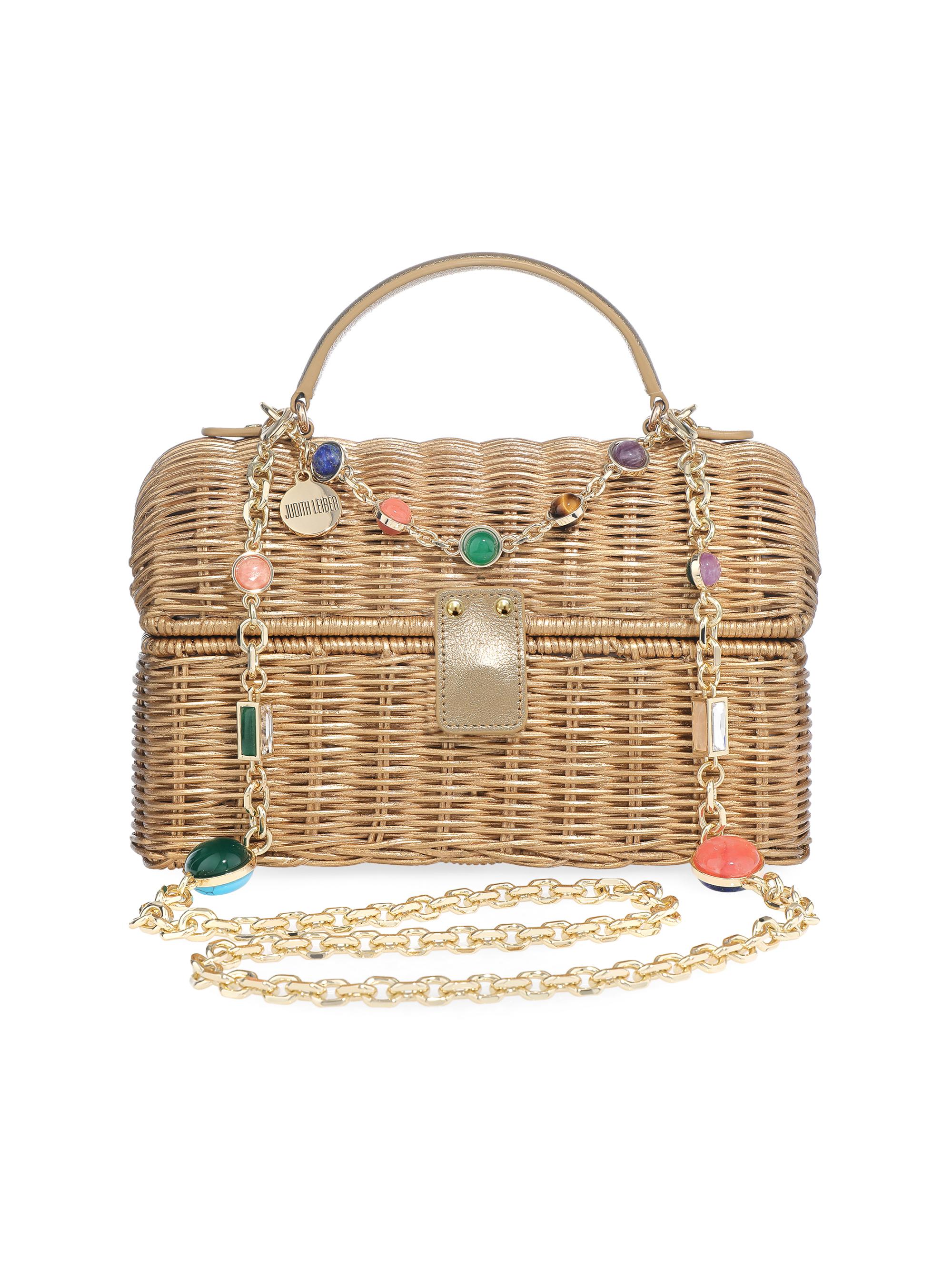 Judith Leiber Couture Women's Isla Basket Clutch - Champagne