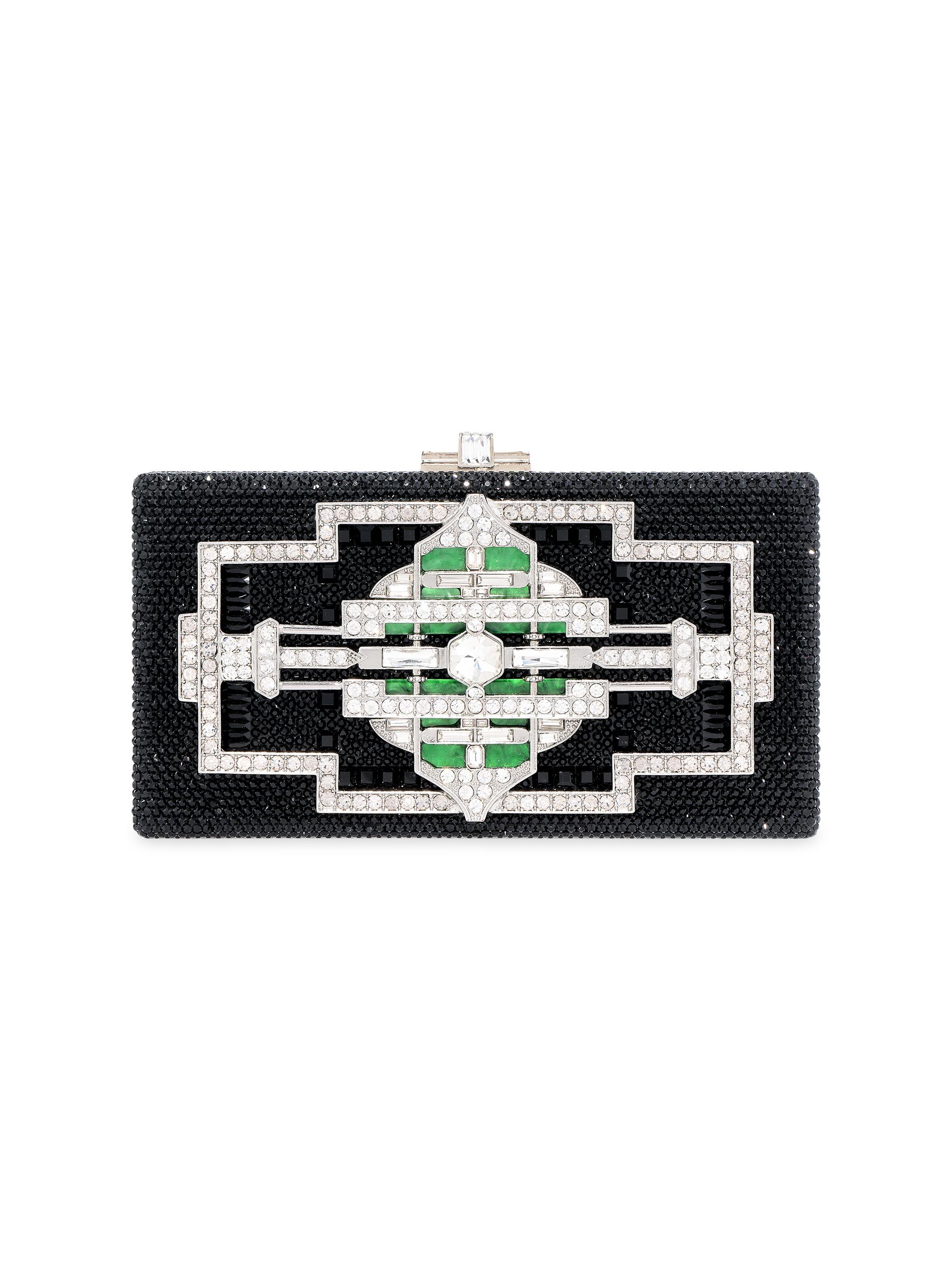 Judith Leiber Couture Women's Crystal-Embellished Convertible Clutch - Black Multi