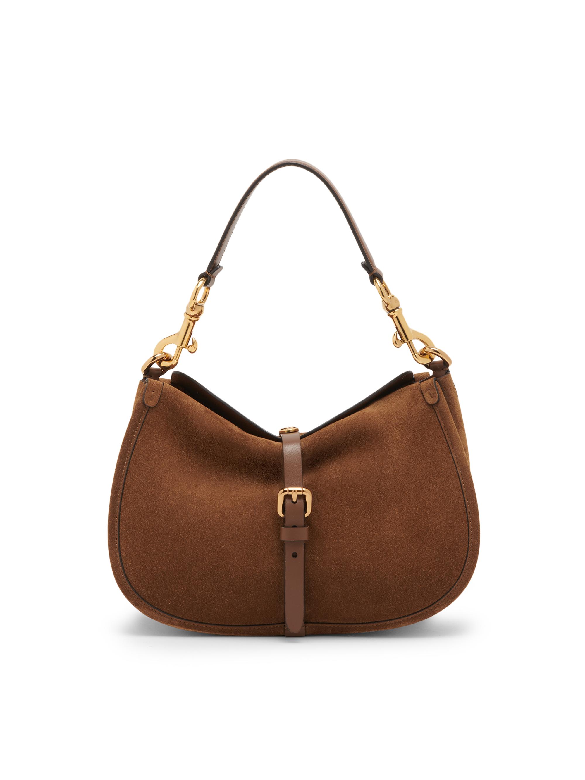 Etro Women's  Pony Suede Shoulder Bag - Sand