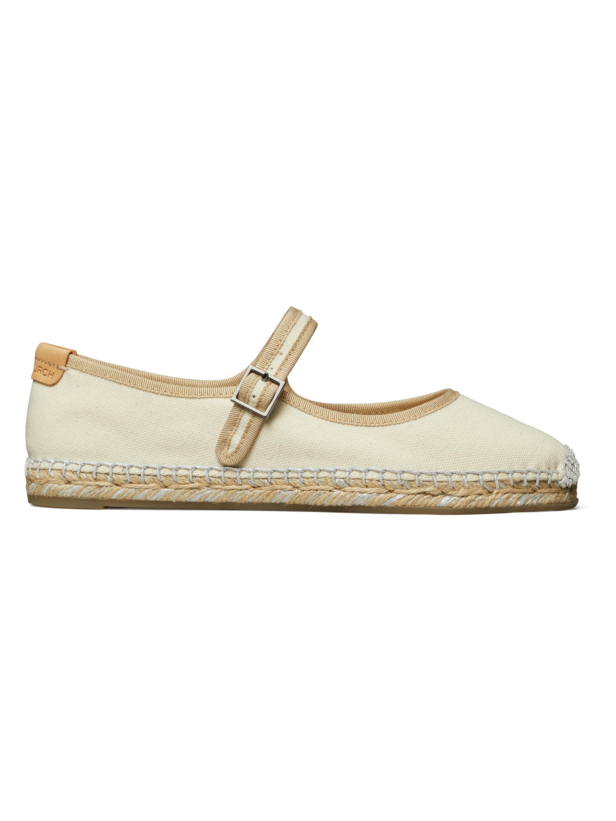 TORY BURCH us8.5 エスパドリーユ Tory Burch Mary Jane Linen Espadrilles | Saks Fifth Avenue