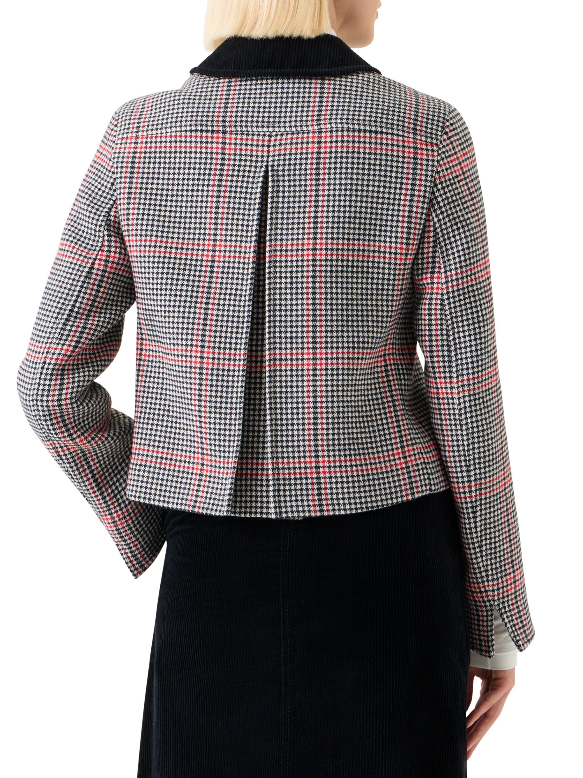Akris punto Glen Plaid Houndstooth Virgin Wool Jacket | Saks Fifth