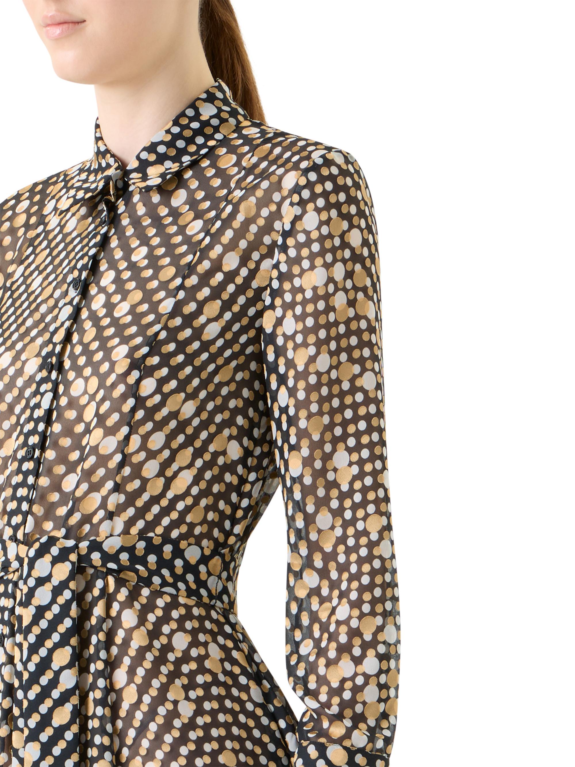Akris punto Polka Dot Devor Midi-Dress | Saks Fifth Avenue