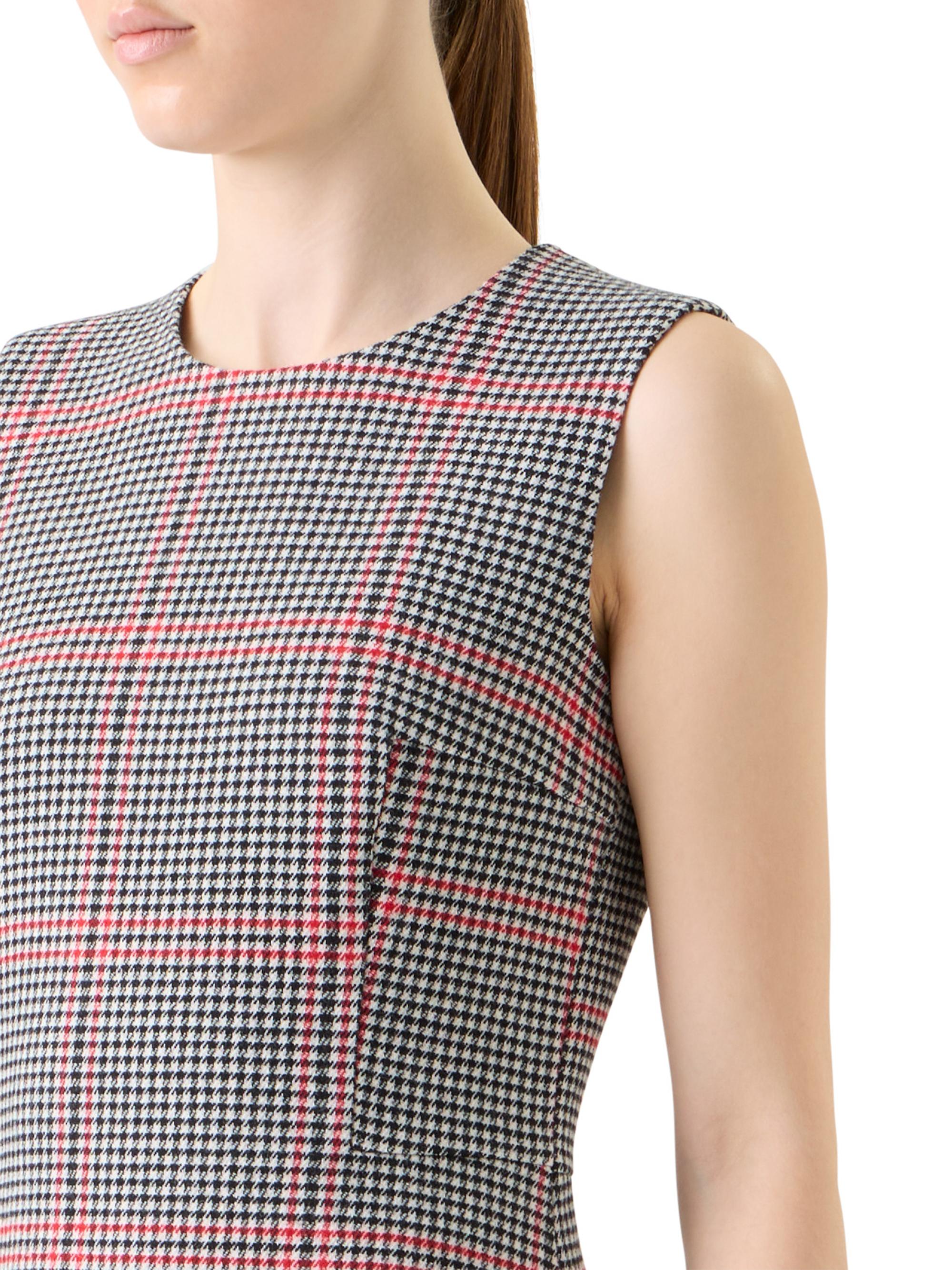 アクリス　AKRIS punto チェックワンピース Akris punto Houndstooth Wool Fresco Midi-Dress | Saks Fifth Avenue