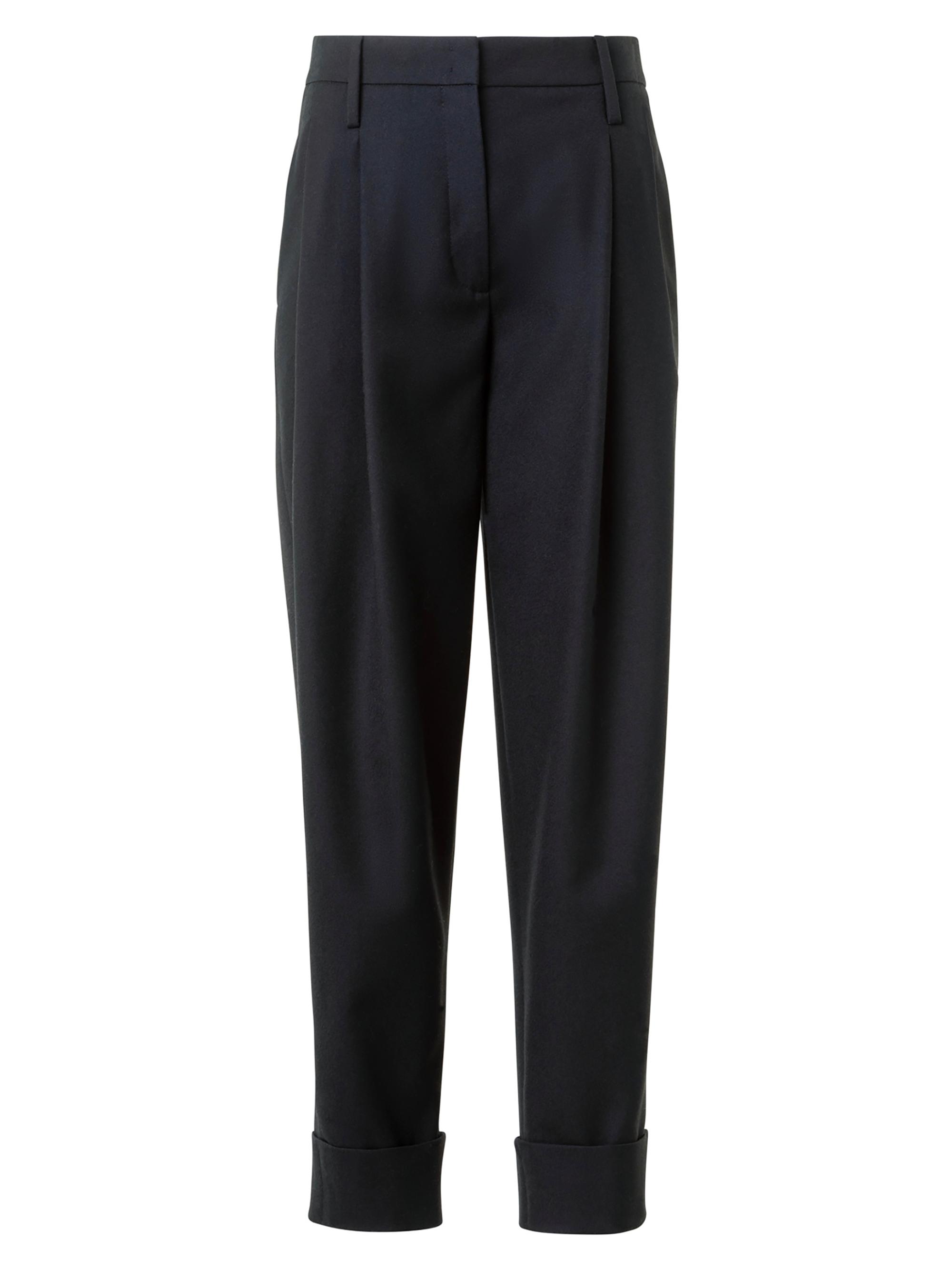 Giorgio Armani Satin Linen-Silk Pants | Saks Fifth Avenue