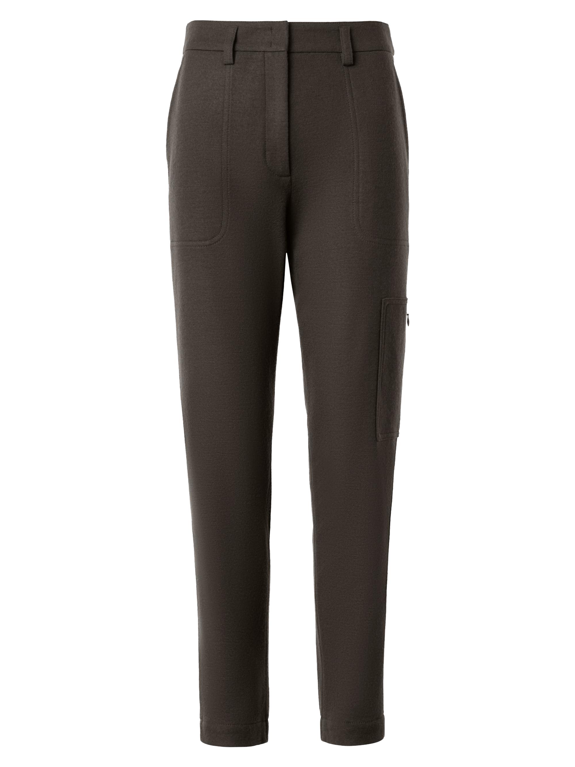 Akris punto Women's Milla Wool Cargo Pants - Bark