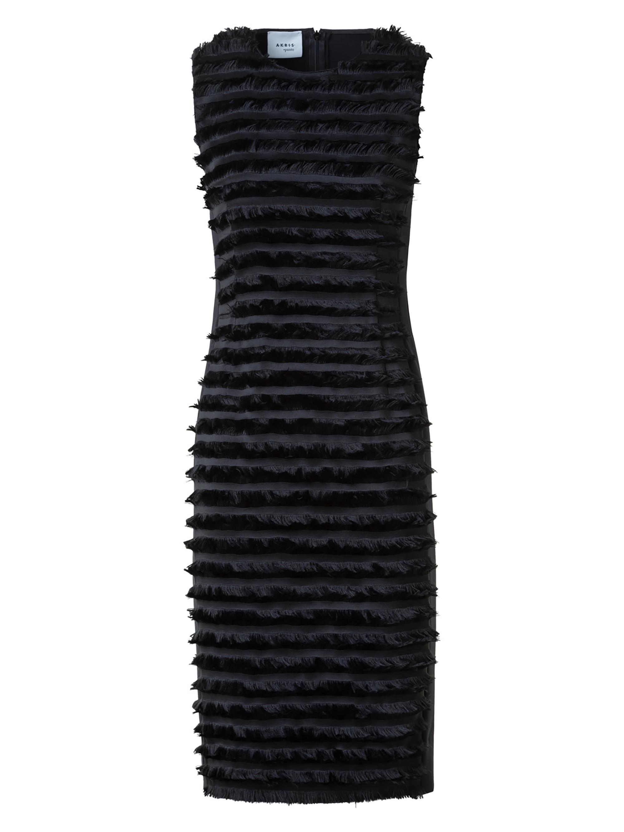 Akris punto Women's Fringed Sheath Knee-Length Dress - Black