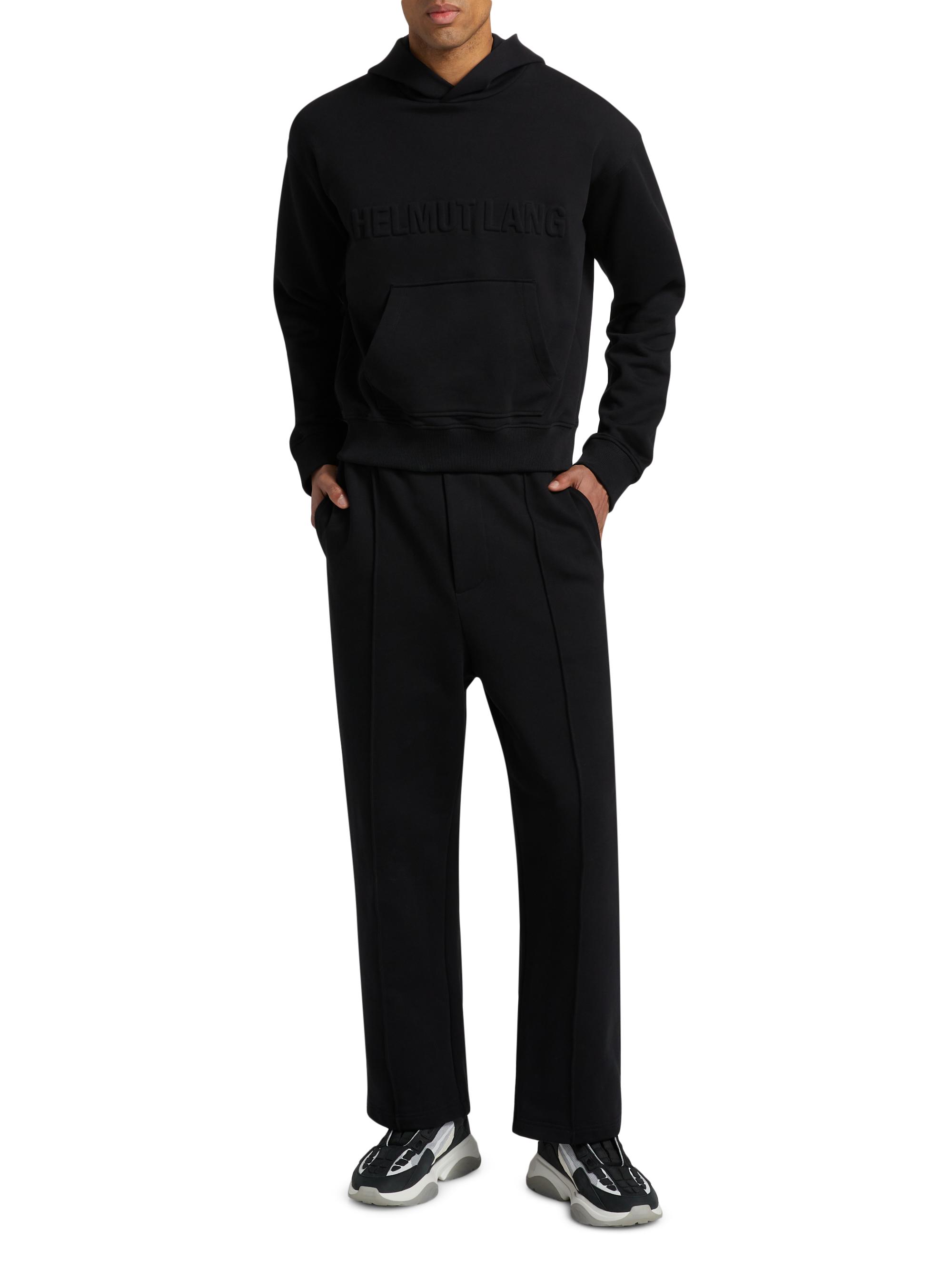 Helmut Lang Embossed Studio Crease-Front Sweatpants | Saks Fifth
