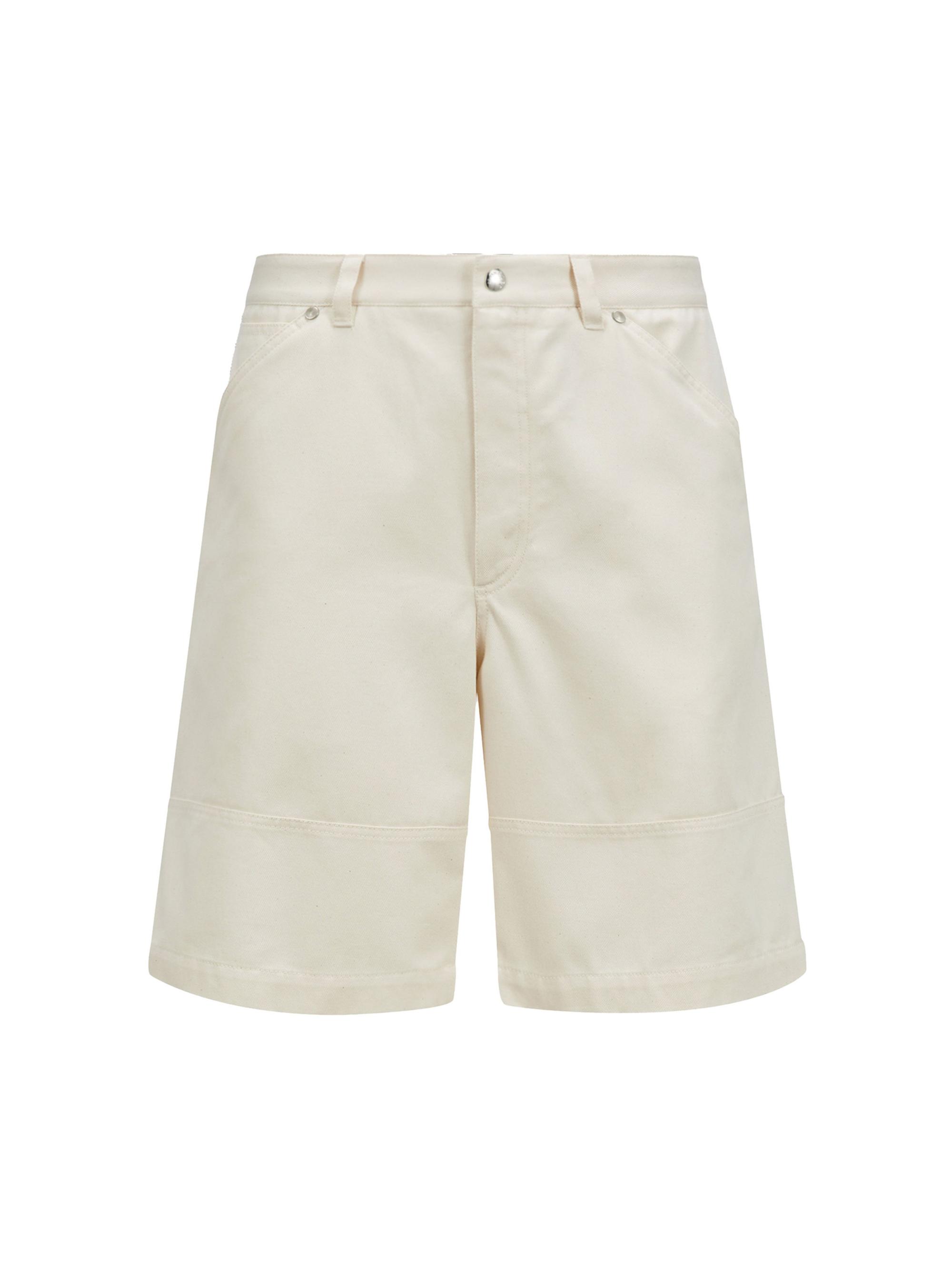 Moncler Men's Shorts in Cotton - White
