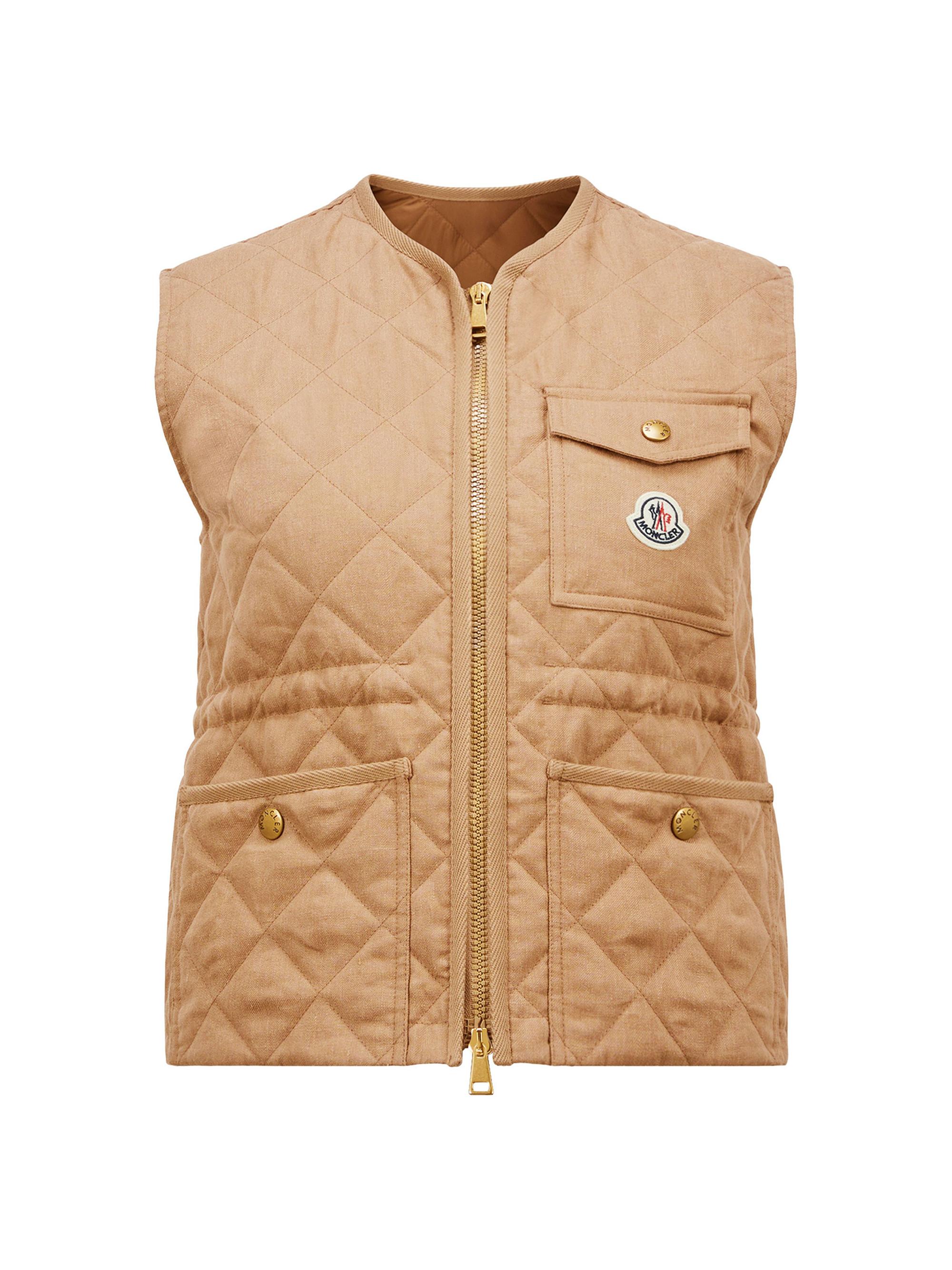 Moncler Women's Vigny Puffer Vest - Camel Beige