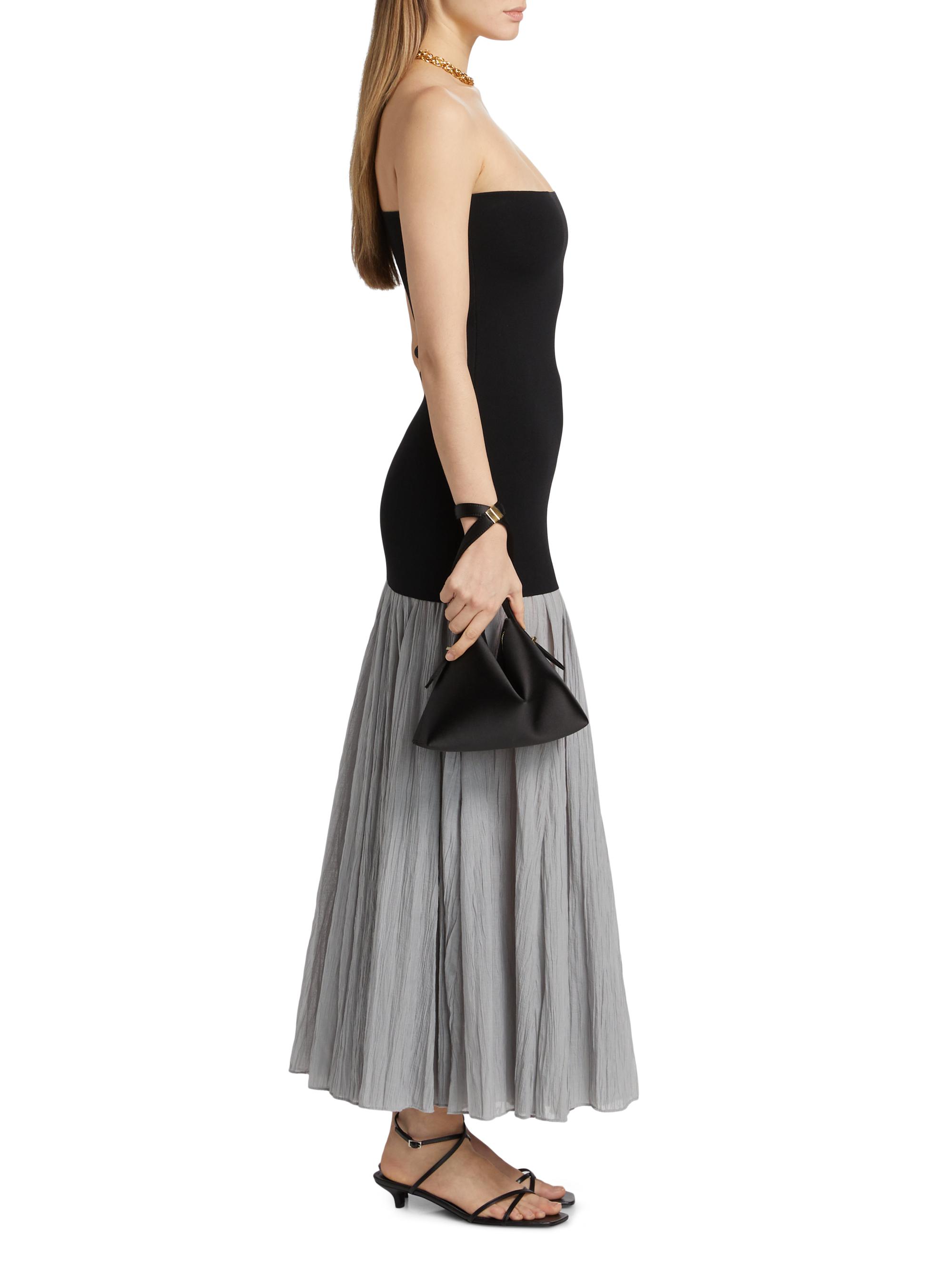 Toteme Women's Satin Wristlet - Black