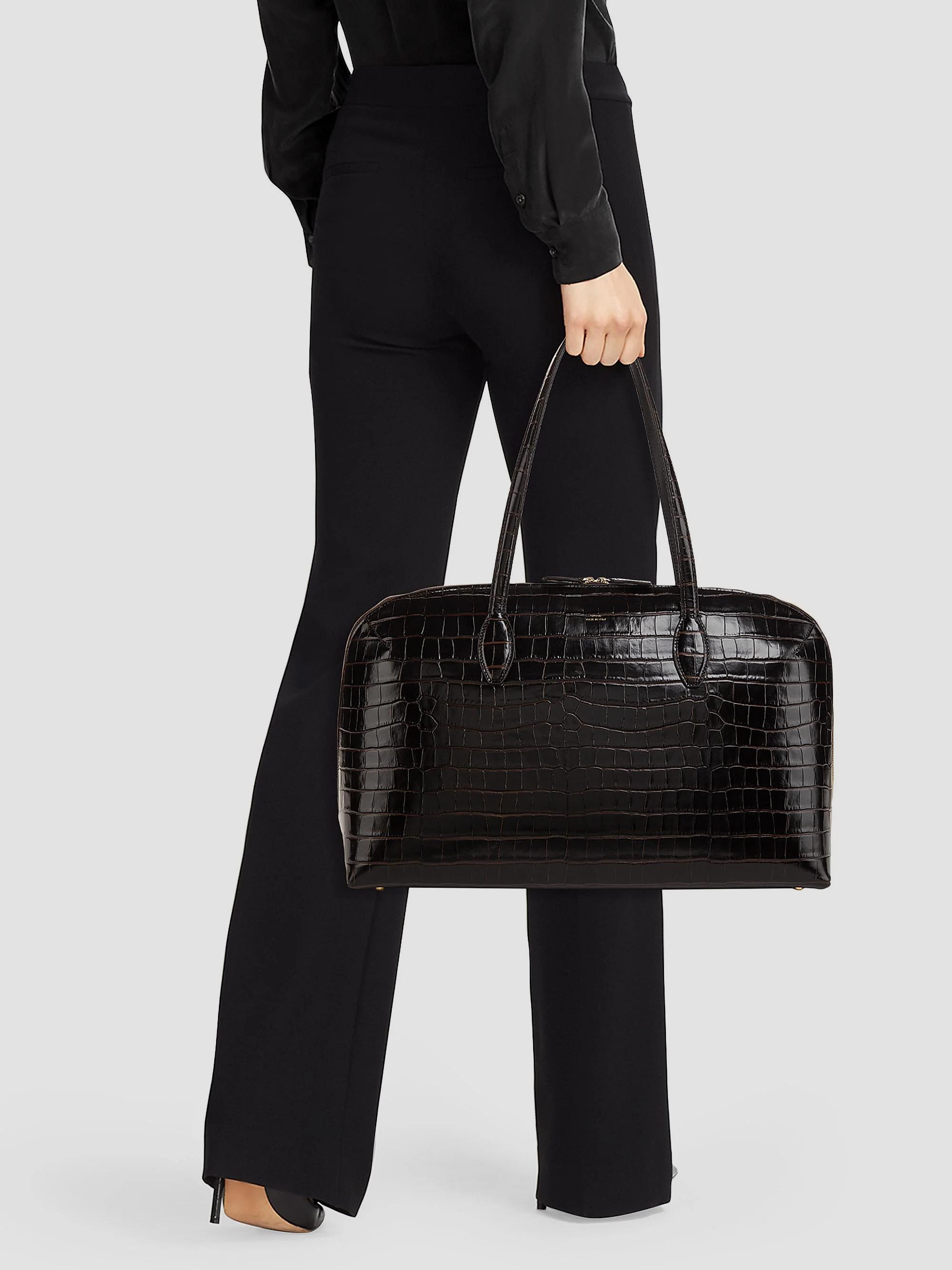 Toteme Garderob Croc-Embossed Leather Day Tote Bag | Saks Fifth Avenue