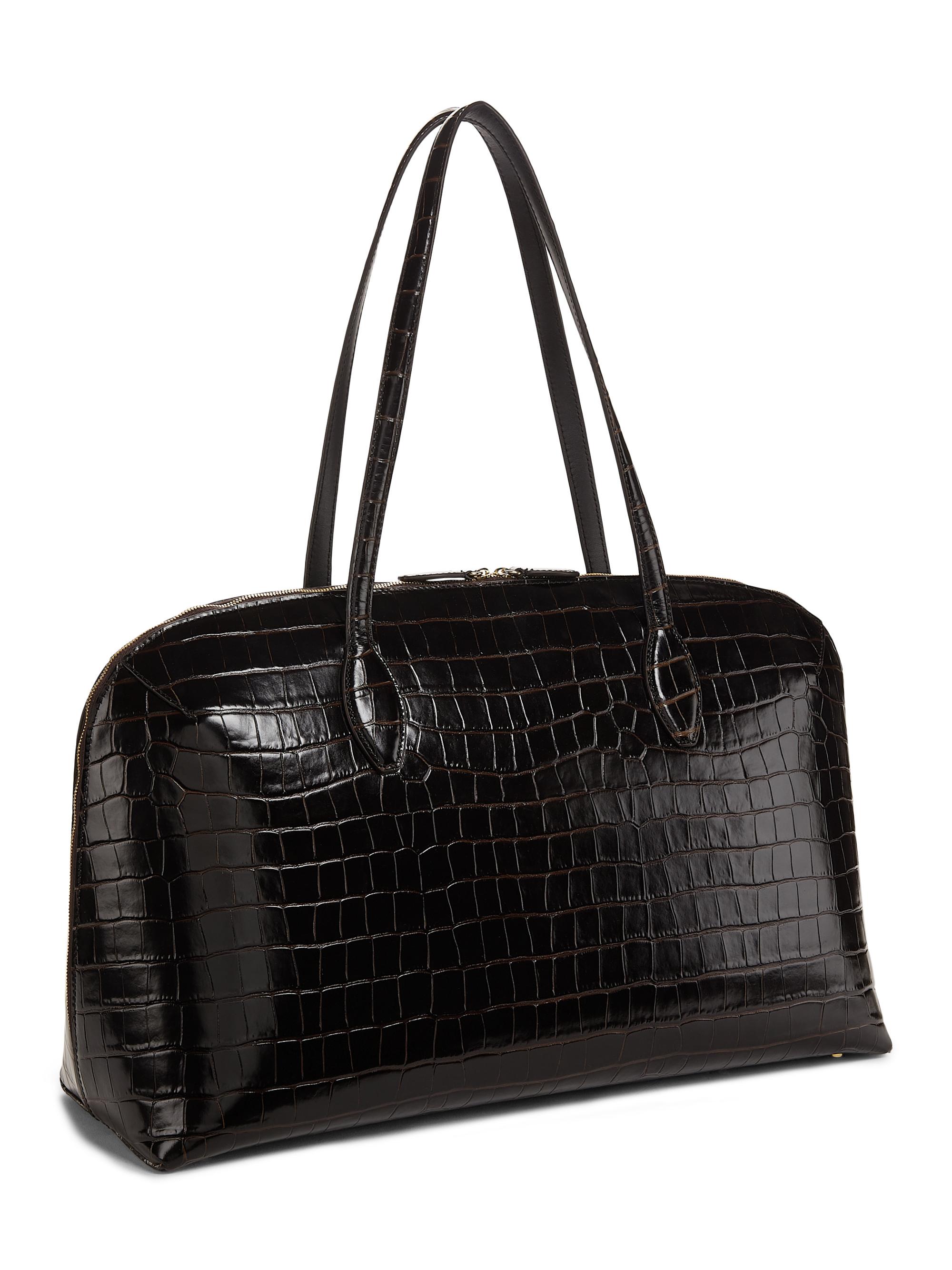 Toteme Garderob Croc-Embossed Leather Day Tote Bag | Saks Fifth Avenue