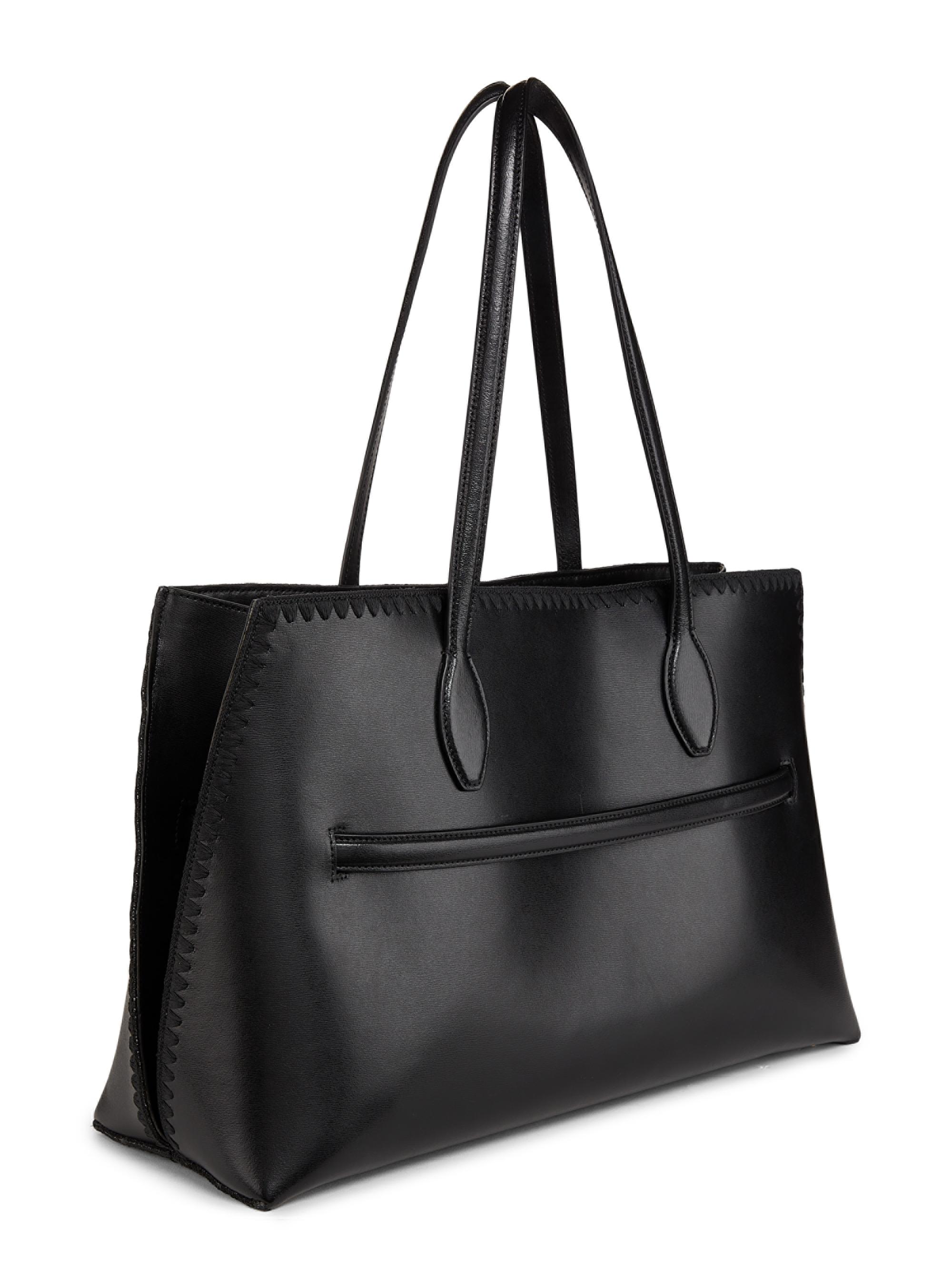 Toteme Embroidered Lounge Belted Leather Tote Bag | Saks Fifth Avenue