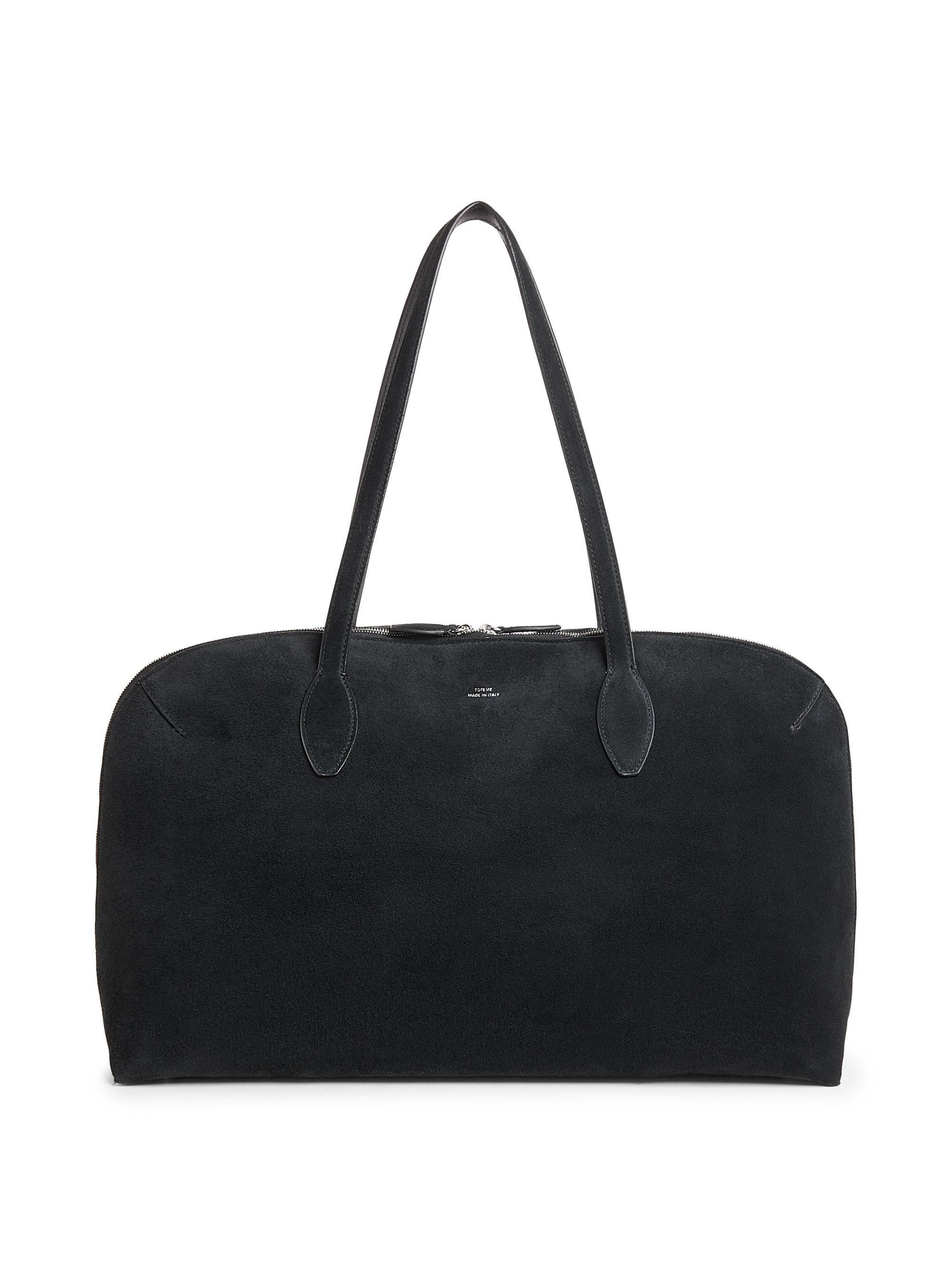 Toteme Women's Garderob Suede Day Tote Bag - Black