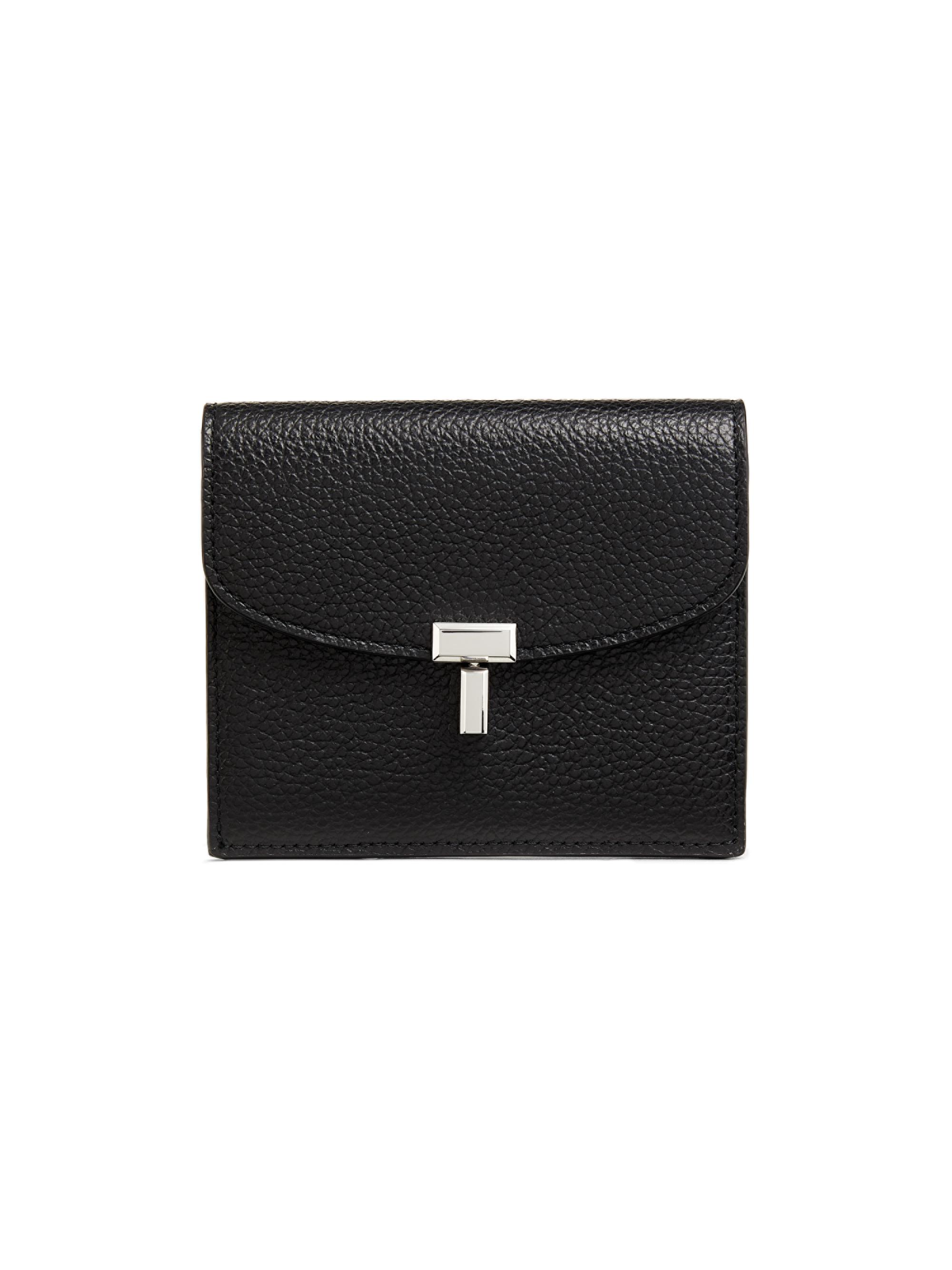 Toteme Women's Leather Card Case - Black