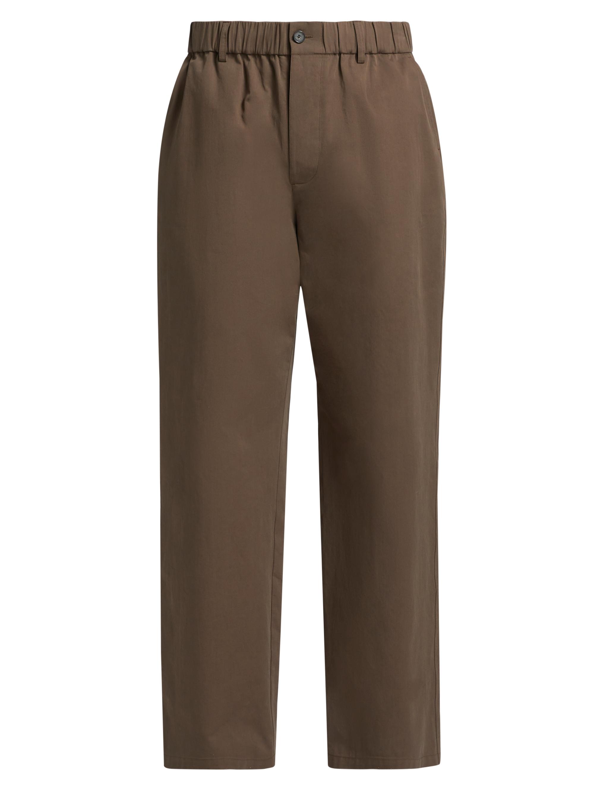 Frame Men's Easy Cotton Trousers - Dark Brown