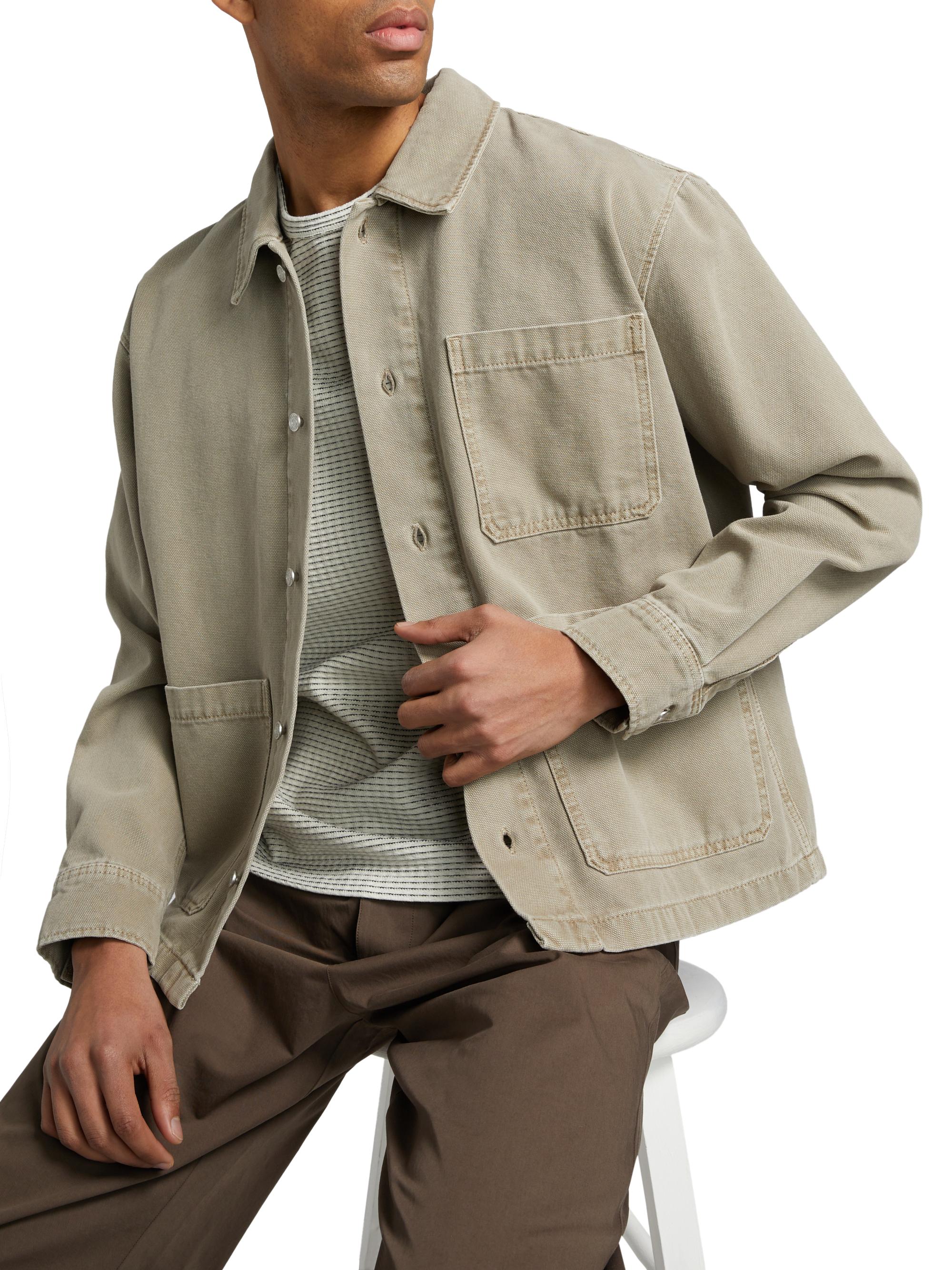 FRAME Canvas Chore Jacket | Saks Fifth Avenue