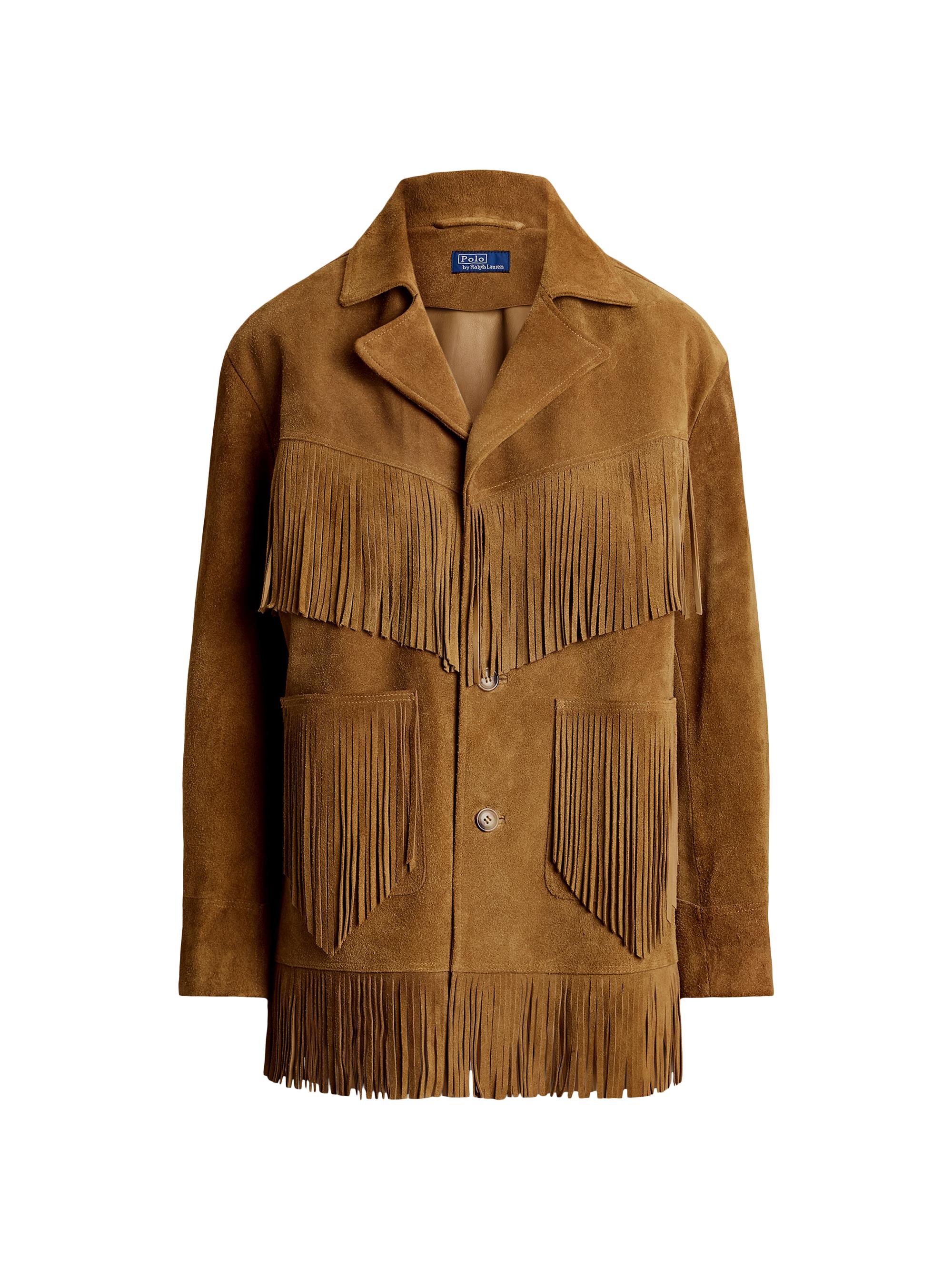 If Only Studio Fringe Suede Button-Front Jacket | Saks Fifth Avenue