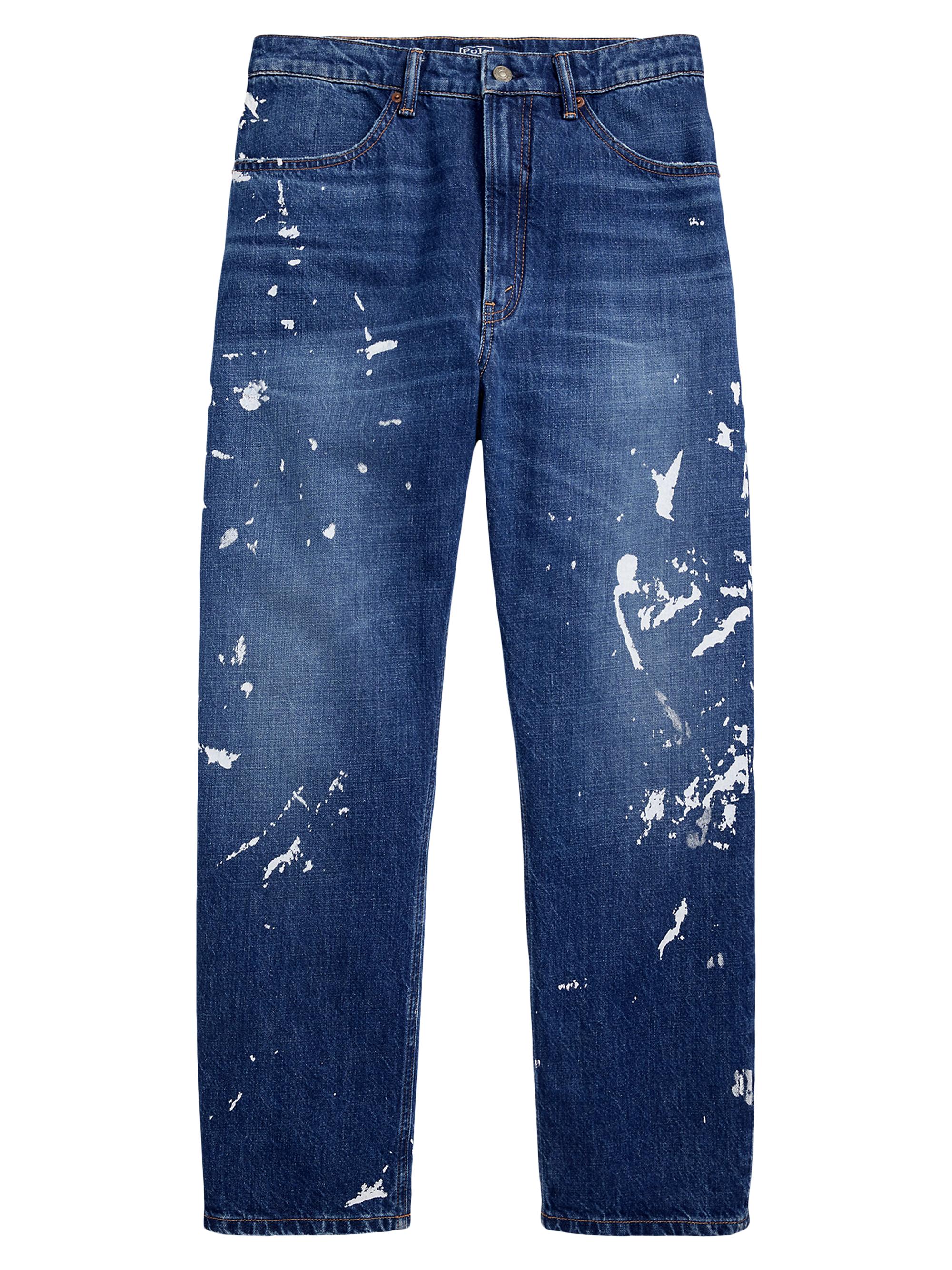 Polo Ralph Lauren High-Rise Wide-Leg Crop Jeans | Saks Fifth Avenue