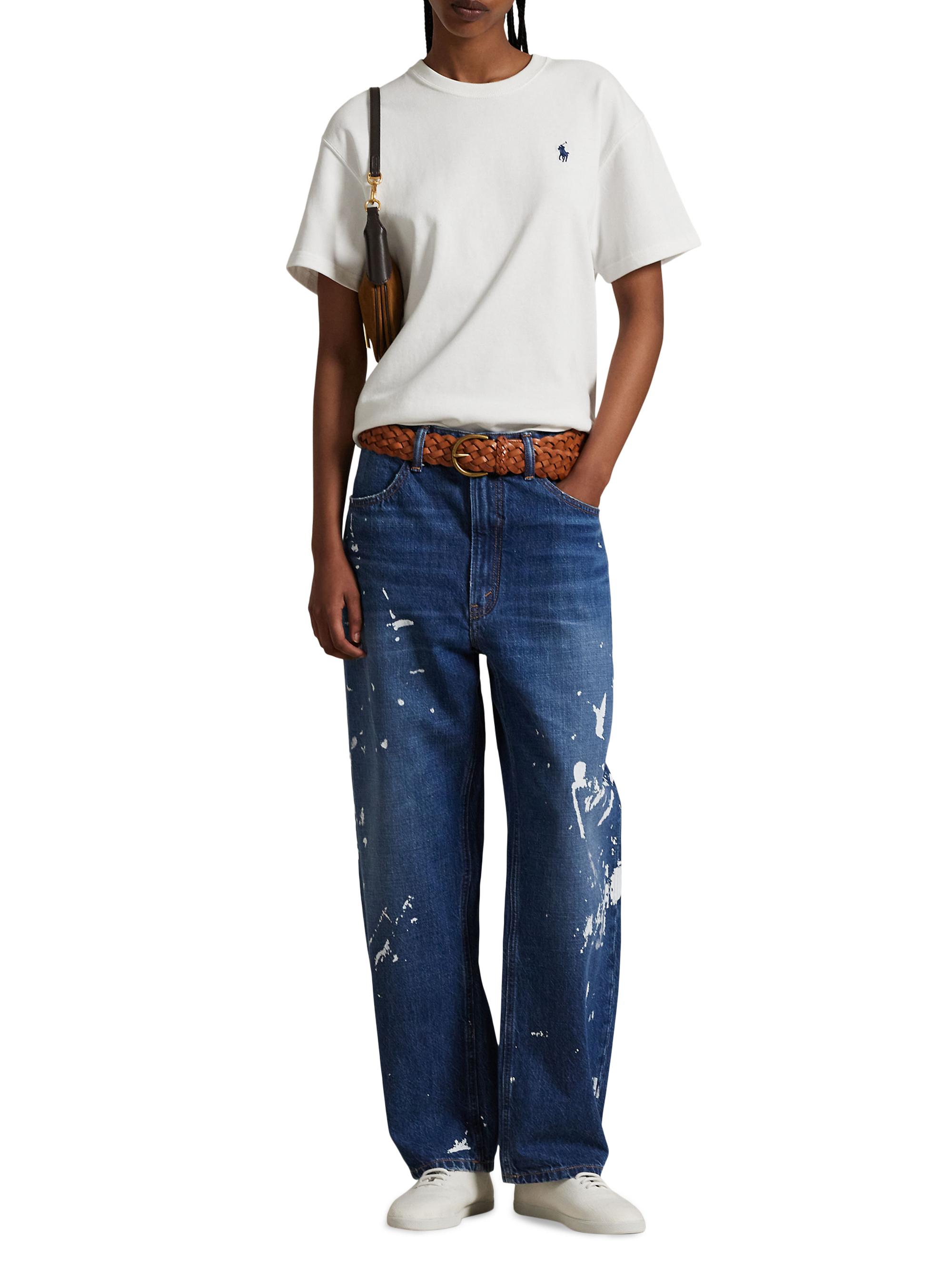 Polo Ralph Lauren Paint Splatter Relaxed Tapered Jeans | Saks