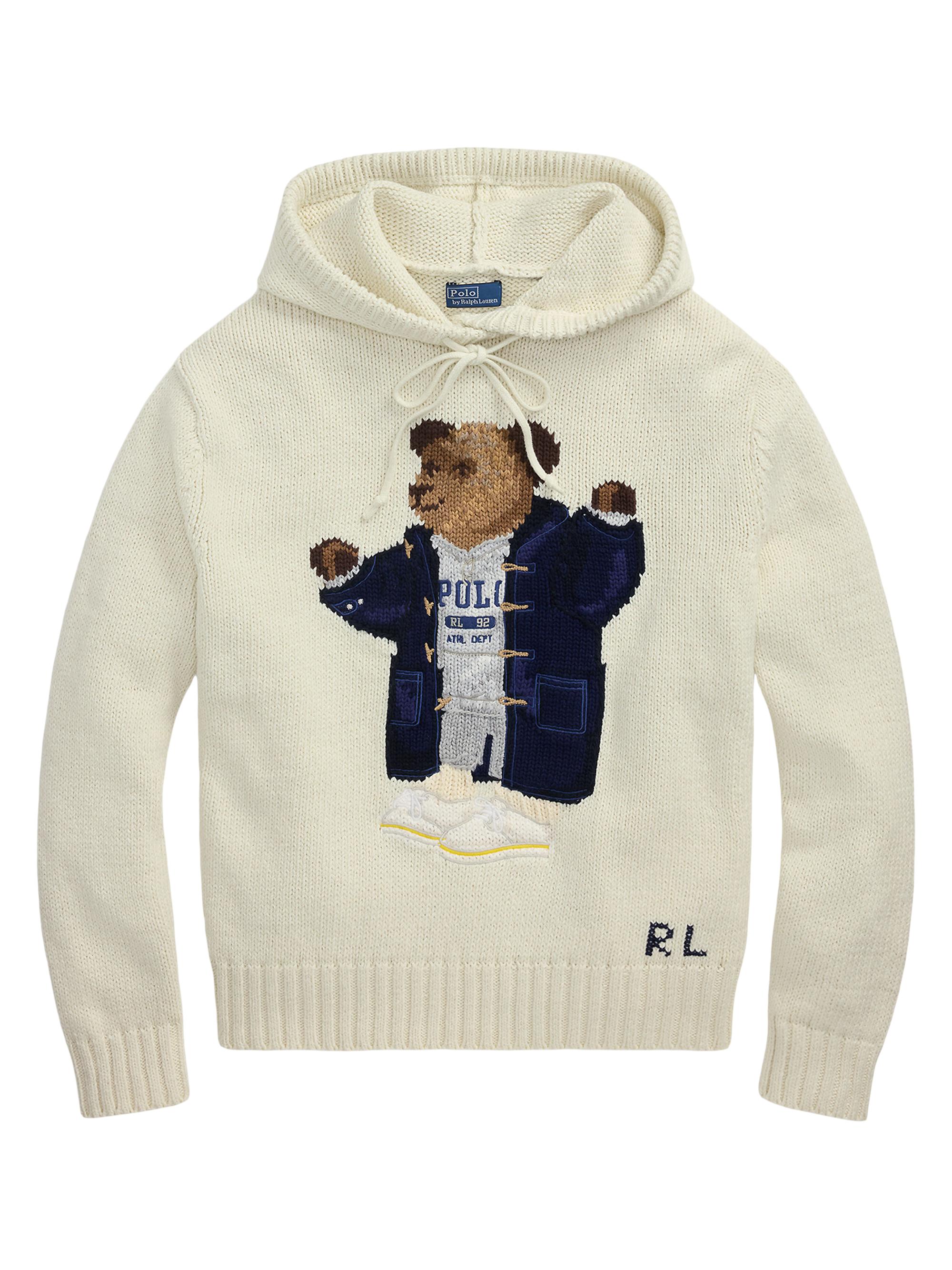 Polo Ralph Lauren Polo Bear Hooded Sweater | Saks Fifth Avenue