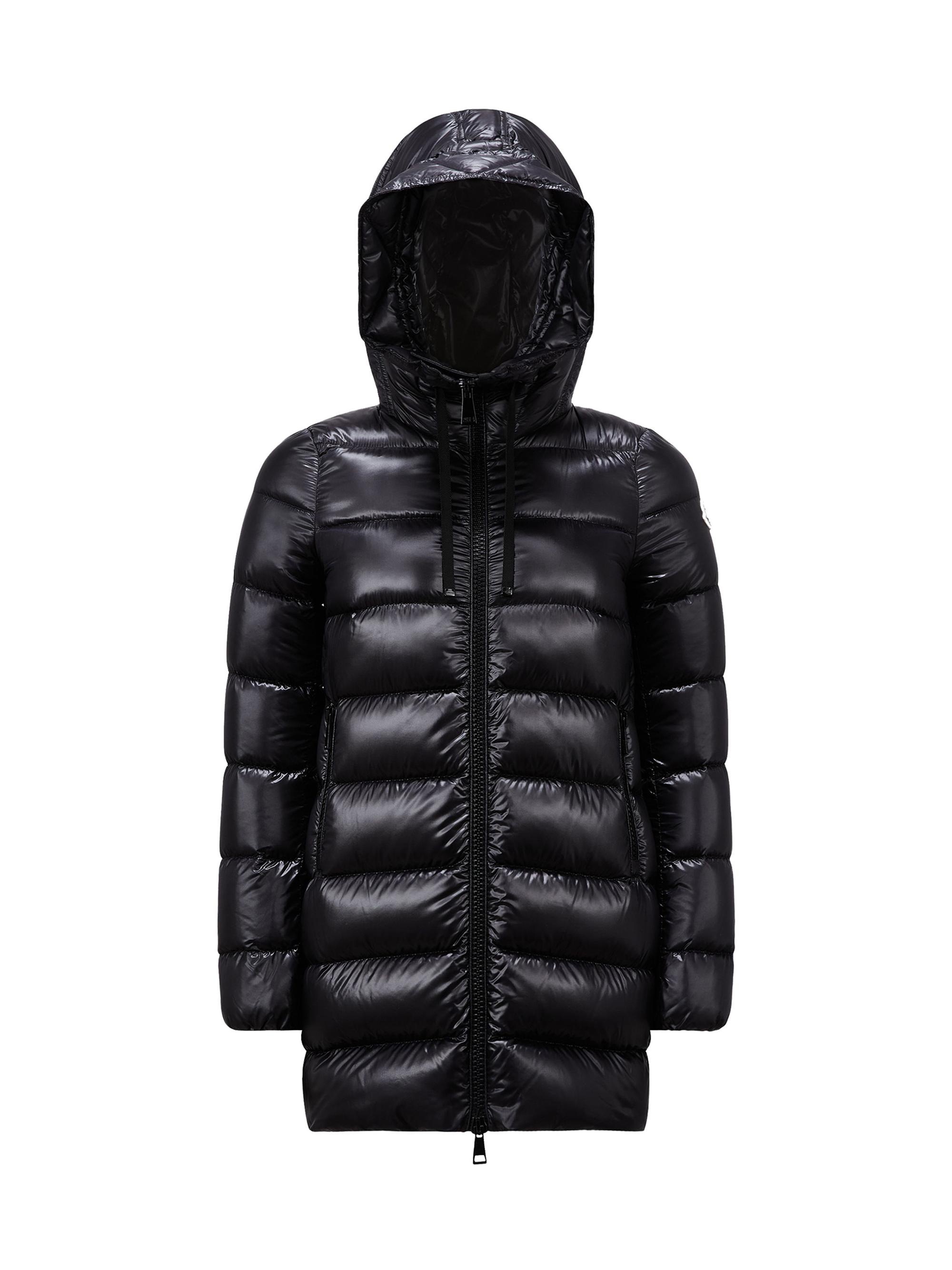Moncler Women's Suyen Long A-Line Down Jacket - Black