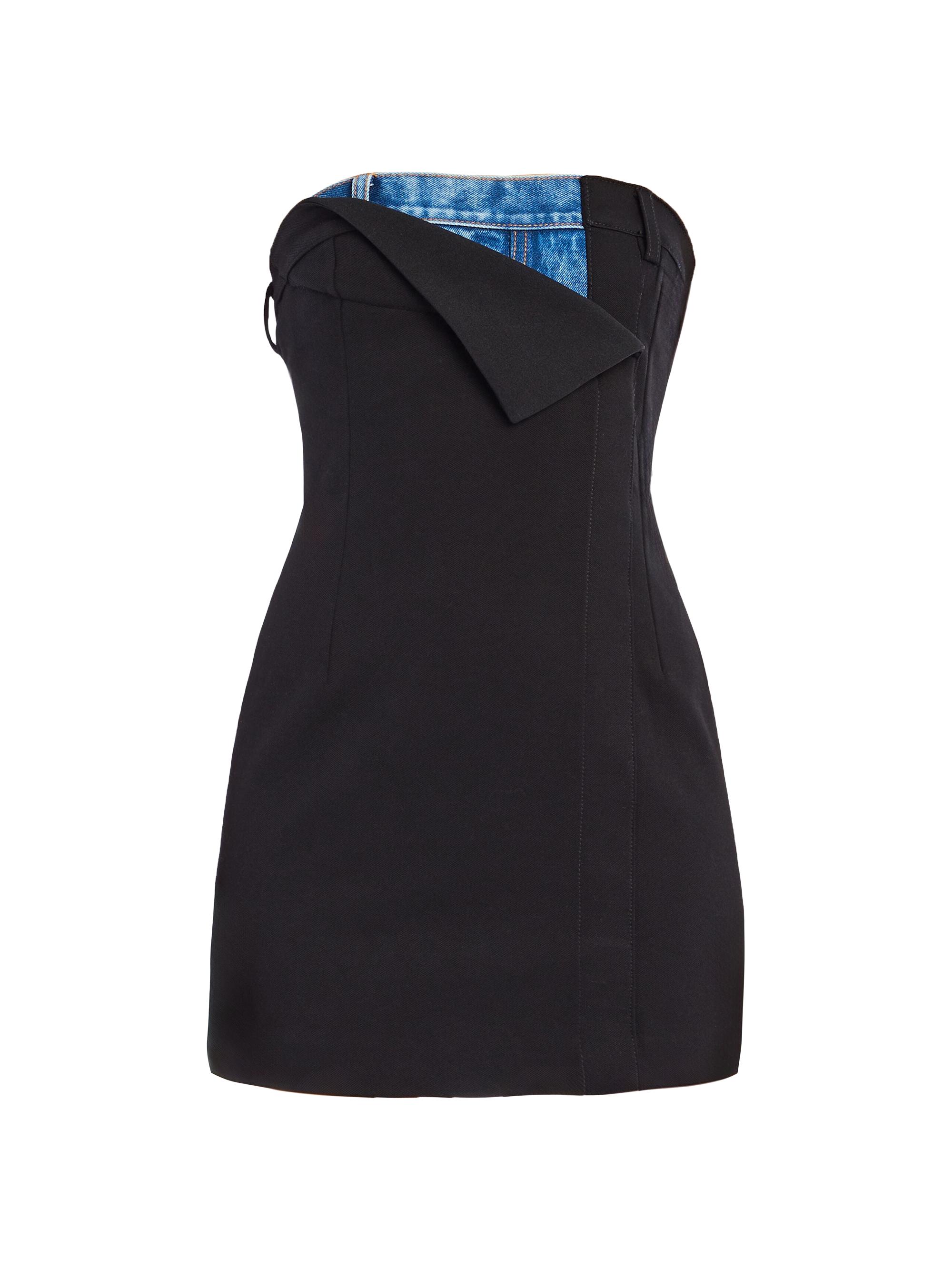 Ser.o.ya Women's Josefine Dress - Black Denim