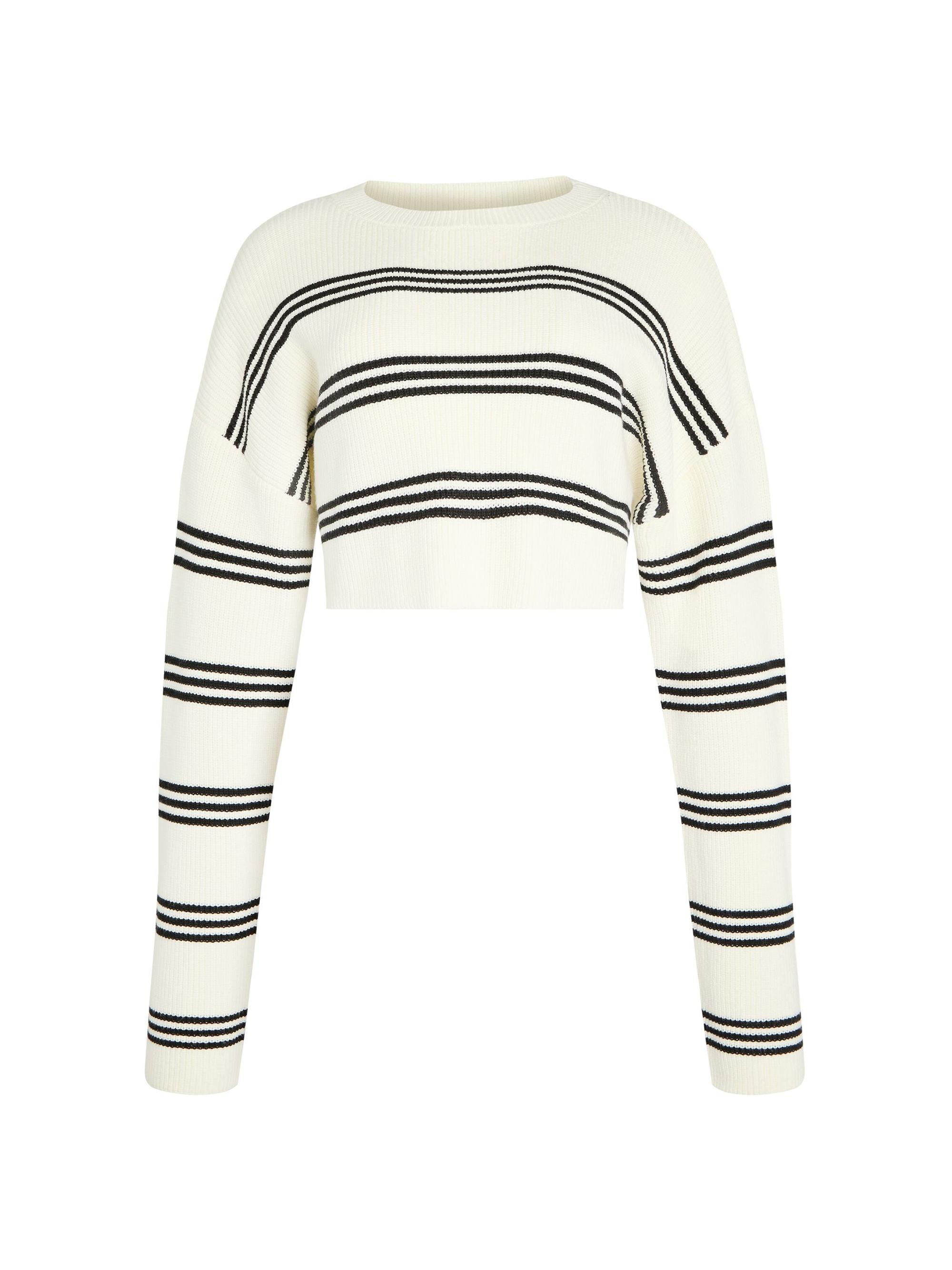 Ser.o.ya Women's Sharlie Sweater - Eggshell Black