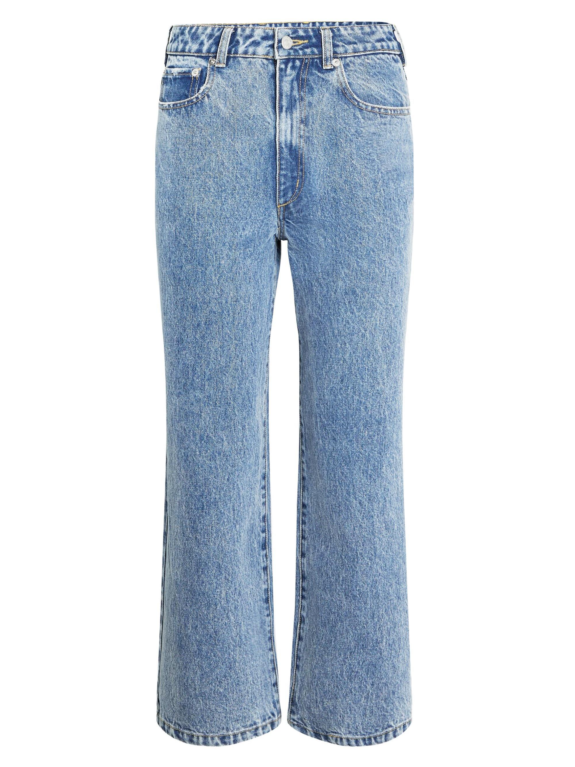 Ser.o.ya Women's Kirt Wide Leg Cropped Jeans - Lakeside