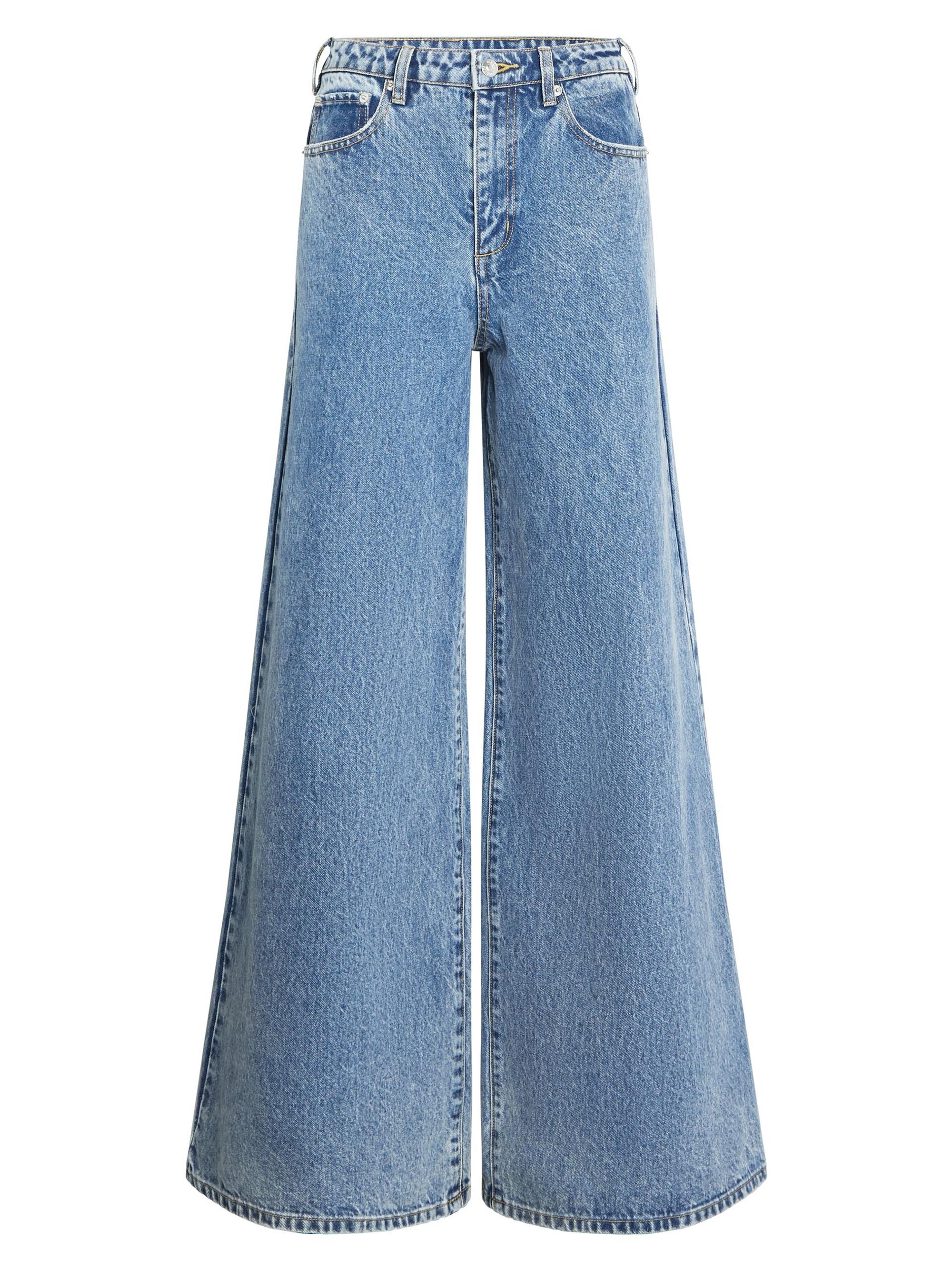 Ser.o.ya Women's Lena Ultra Wide Leg Jeans - Lakeside