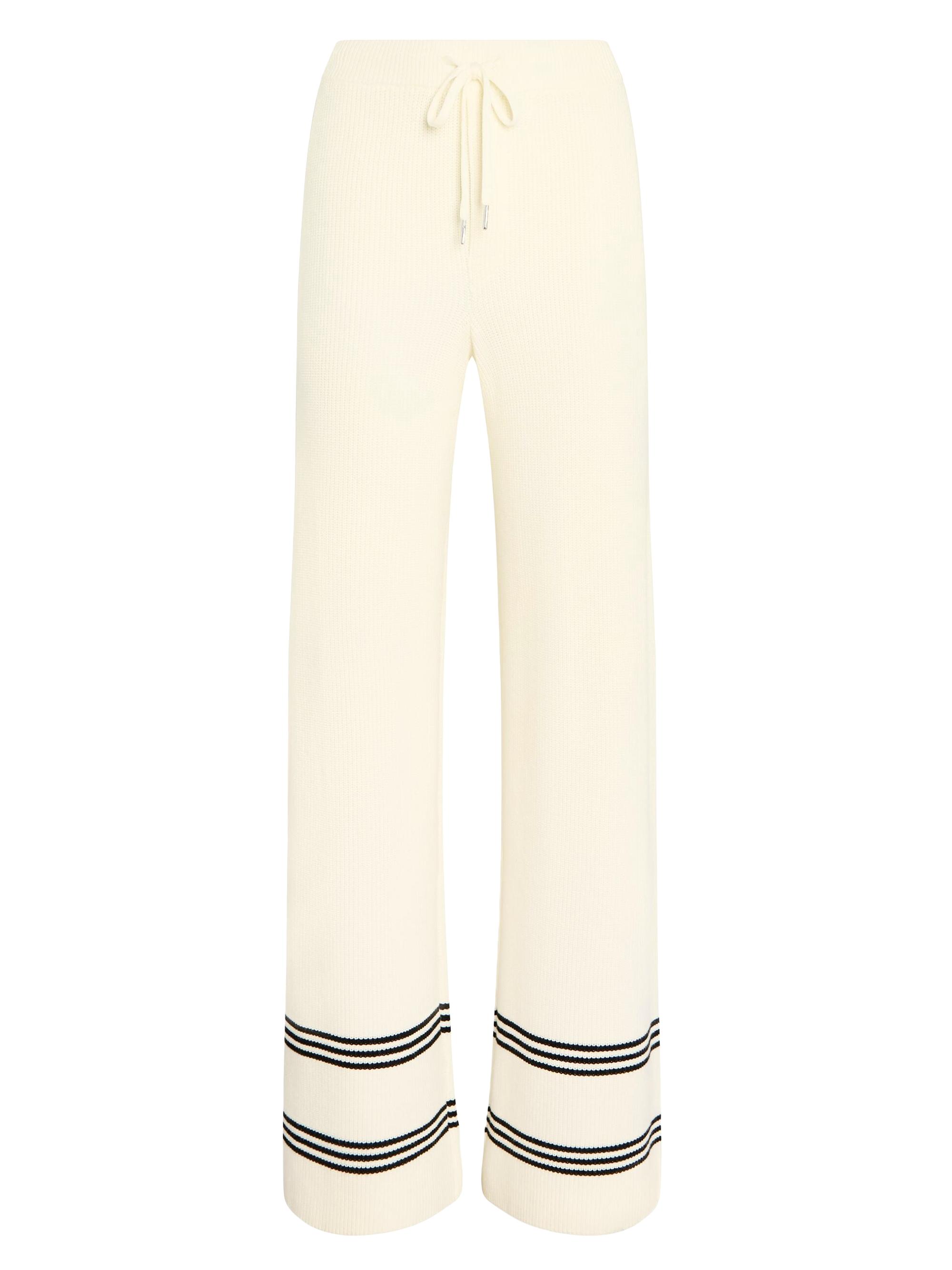 Ser.o.ya Women's Poe Knit Pants - Eggshell Black