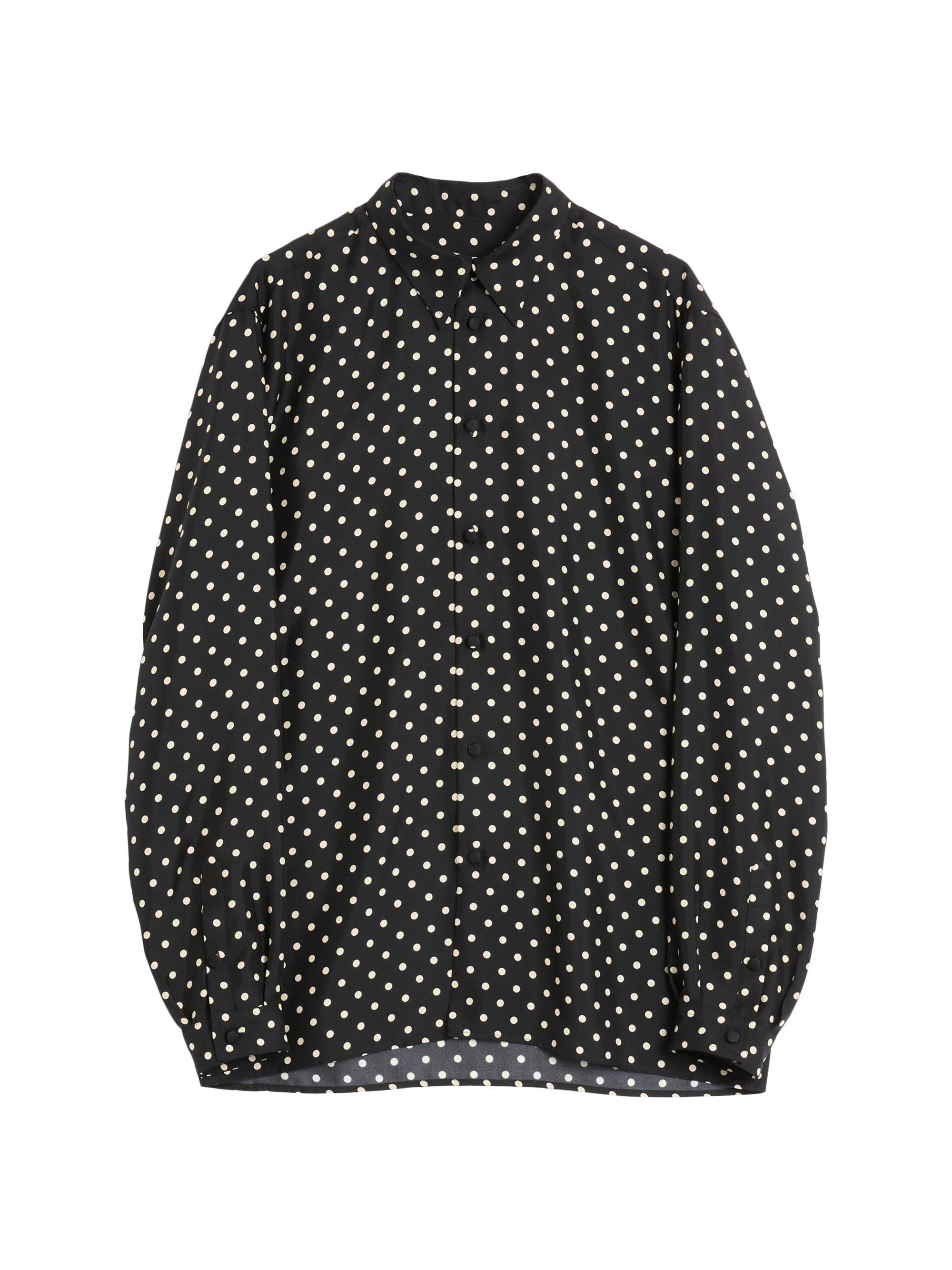 Valentino Garavani Men's Silk Twill Shirt with Plusdepois Print - Black Butter