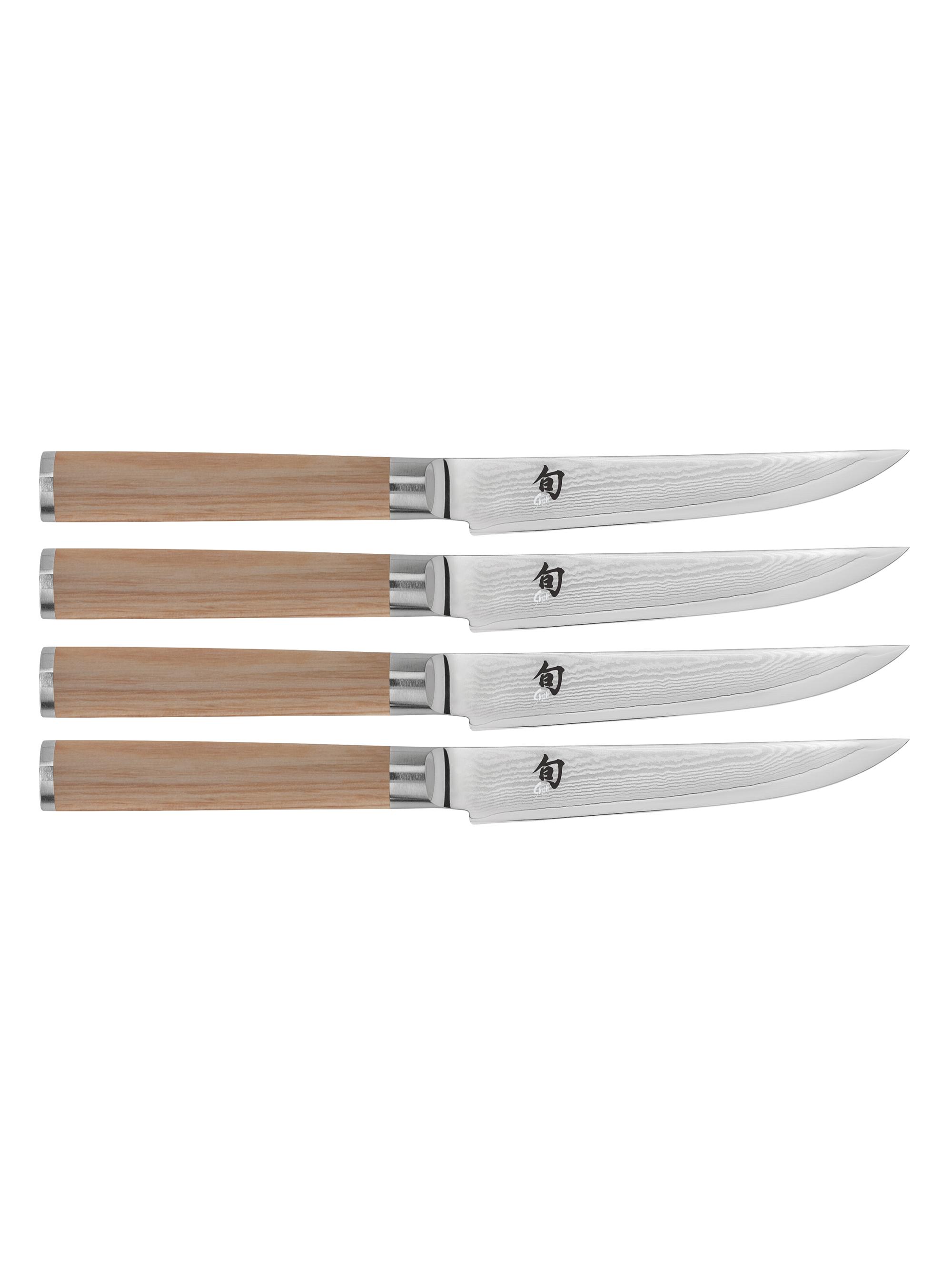 Shun Classic Blonde 4-Piece Steak Knife Set - Blonde