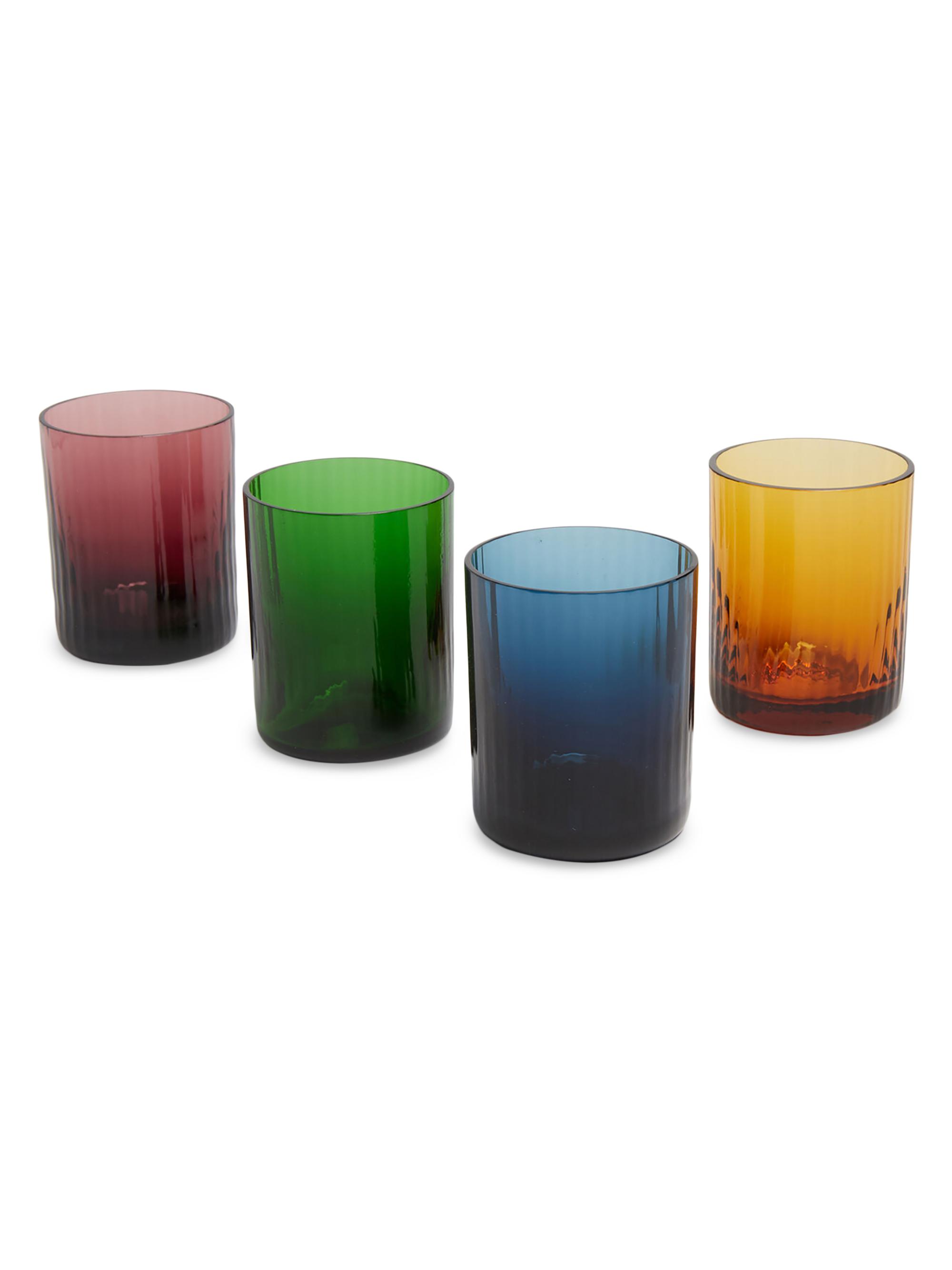 La DoubleJ Liquor Glasses Set of 4 - Rainbow Mix Multicolor